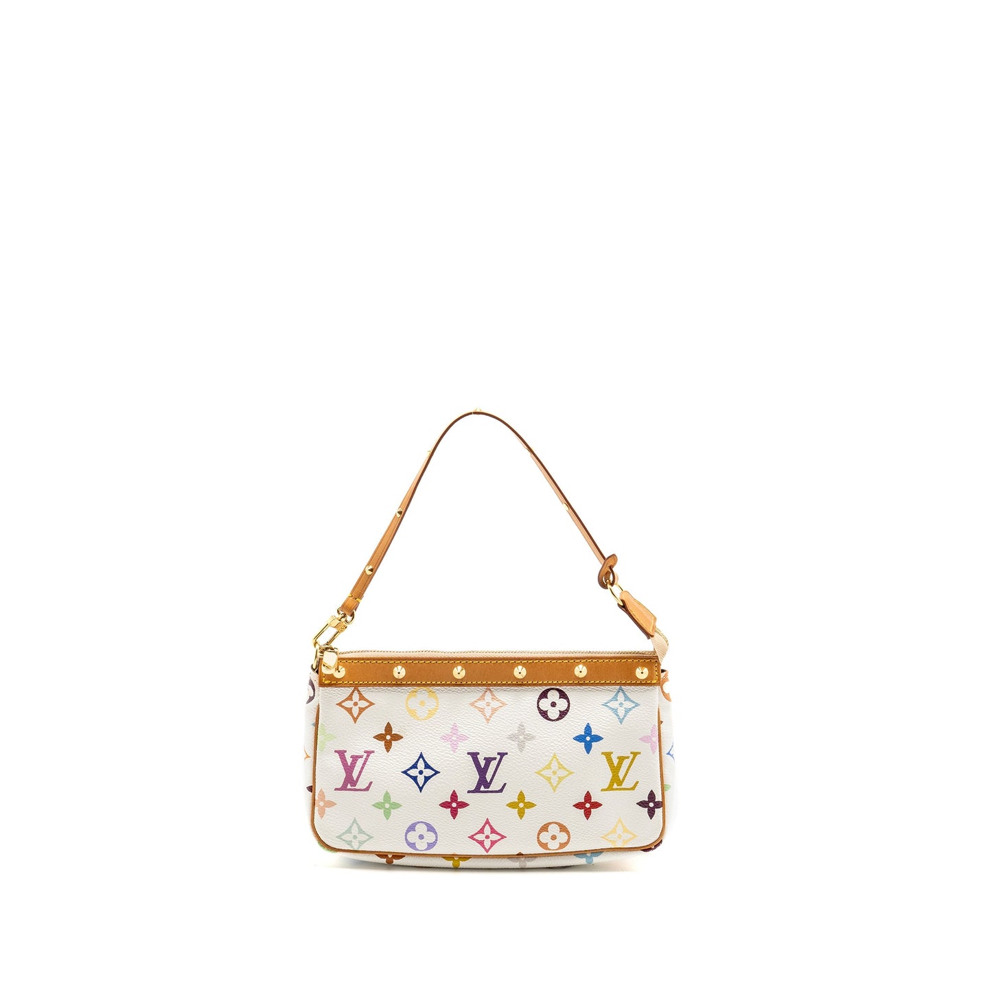 Louis Vuitton Takashi Murakami Pochette Accessories Monogram White/Multicolour