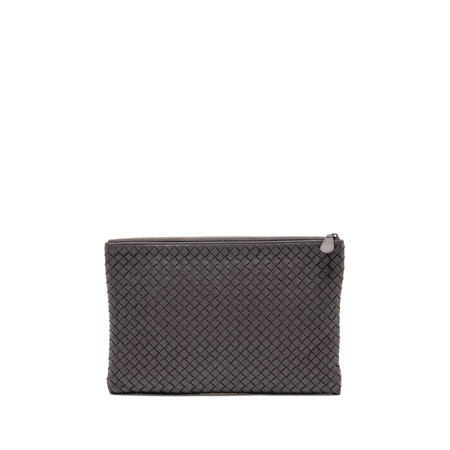 Bottega Veneta Intrecciato Clutch Leather Brown