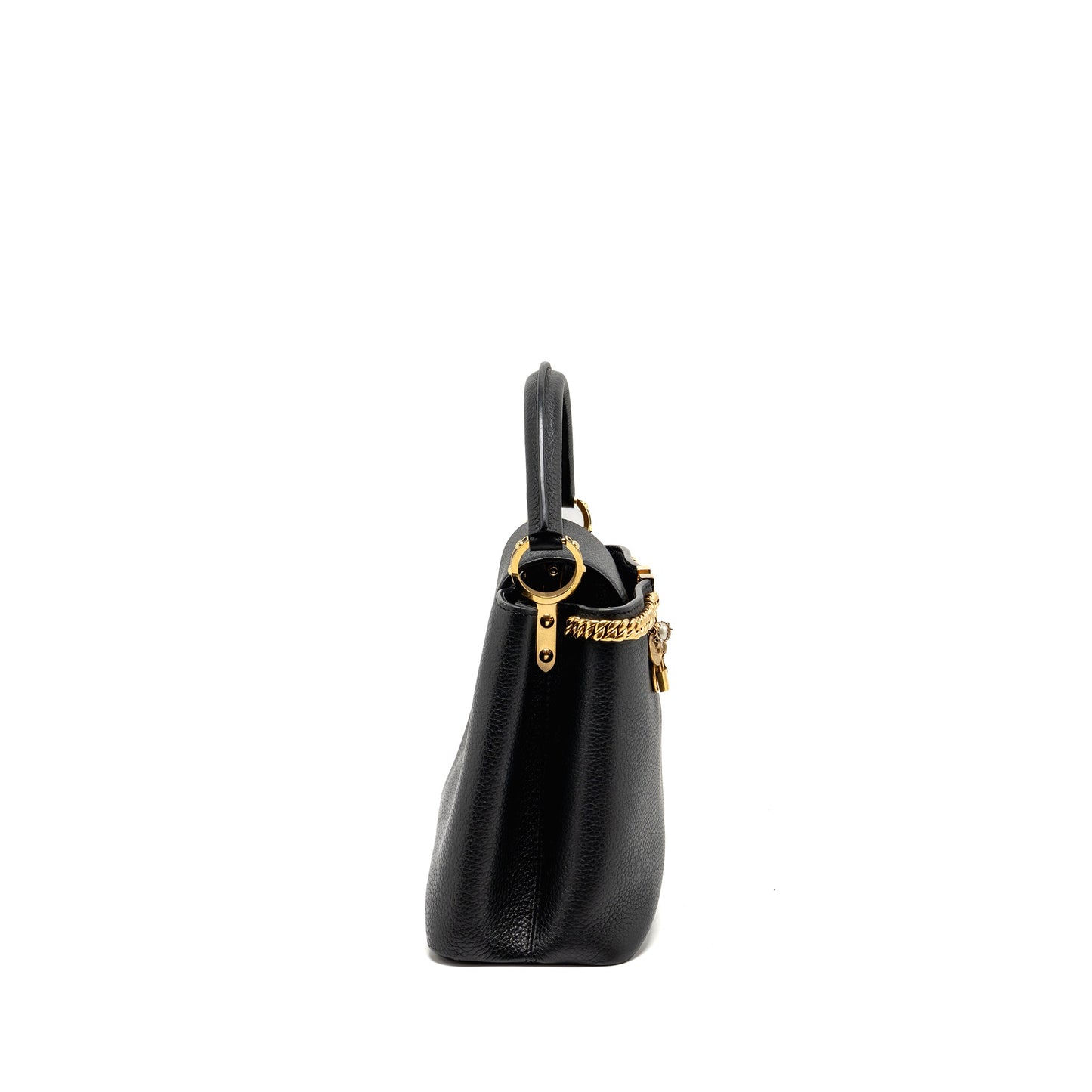 Louis Vuitton Capucines calfskin black