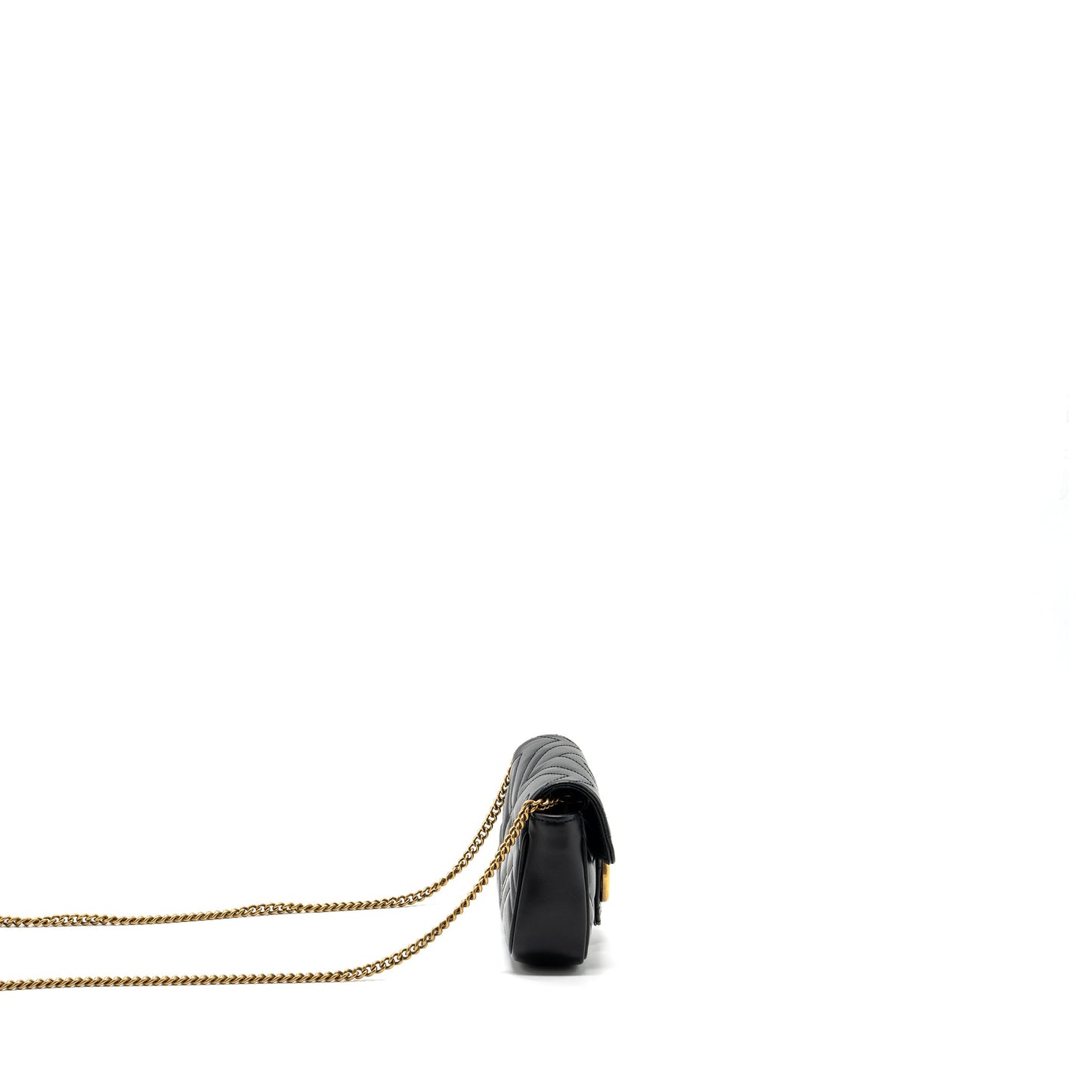 Gucci marmont super Mini Purse calfskin black