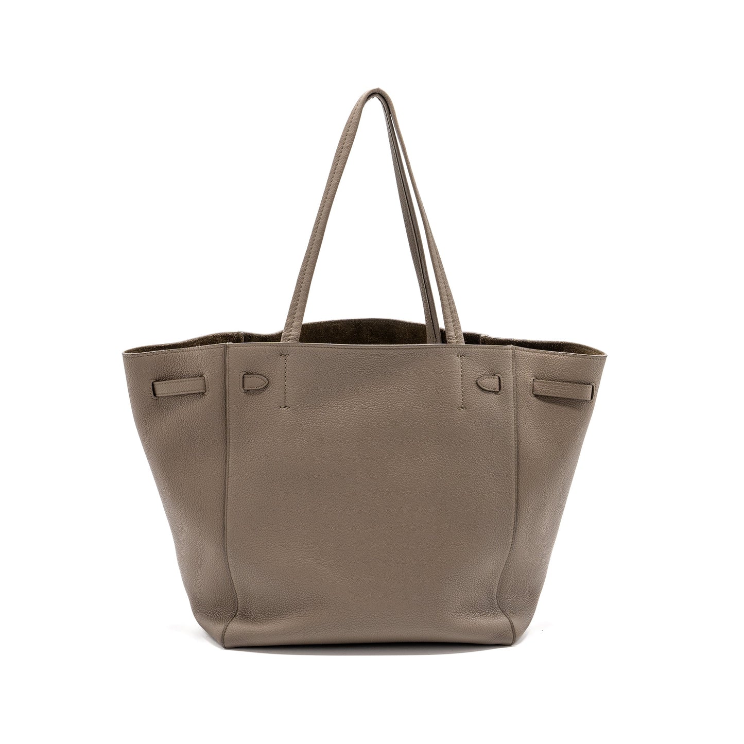 Celine small cabas phantom Purse grained calfskin taupe
