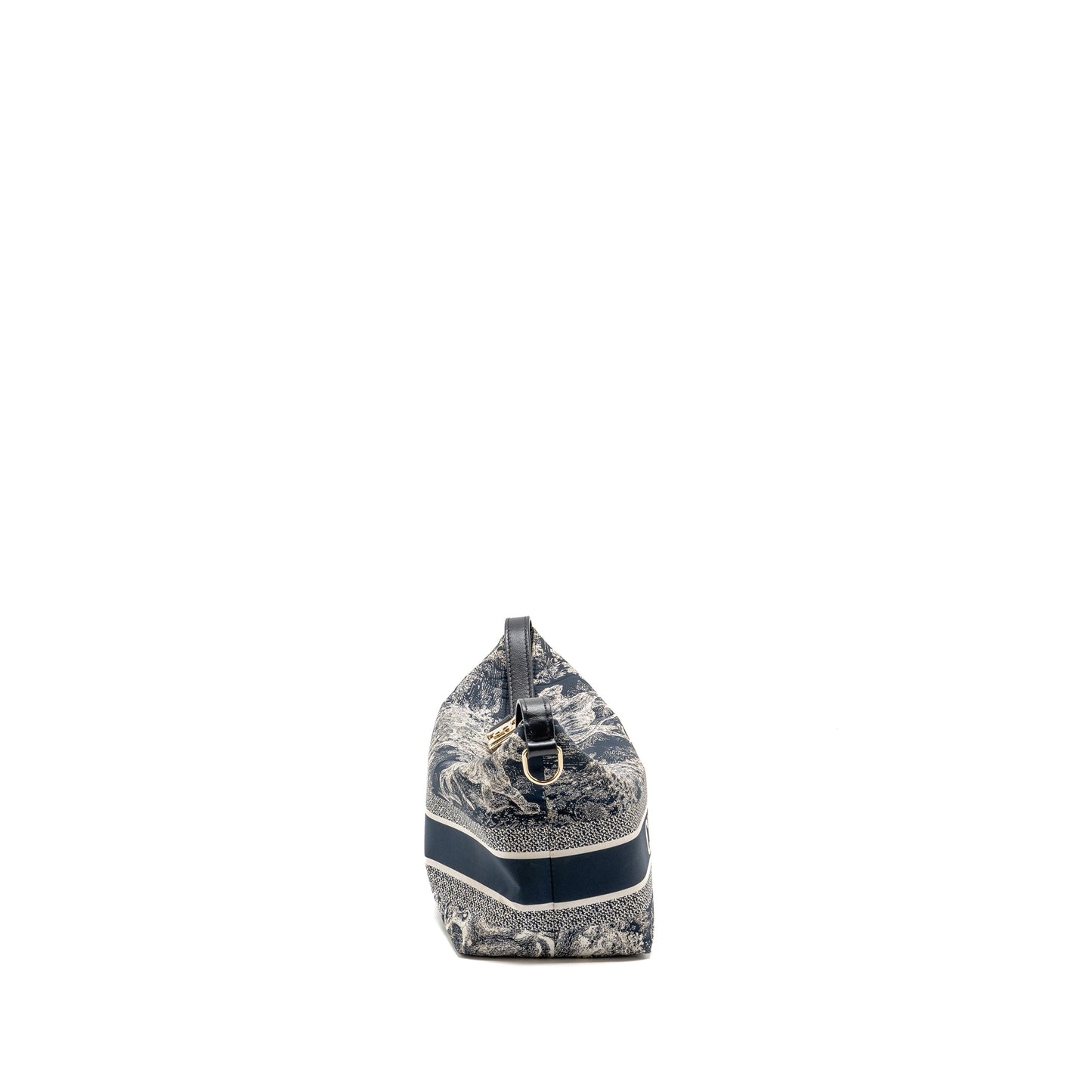 Dior Medium DiorTravel Nomad Pouch Toile de Jouy Reverse Technical Fabric Blue