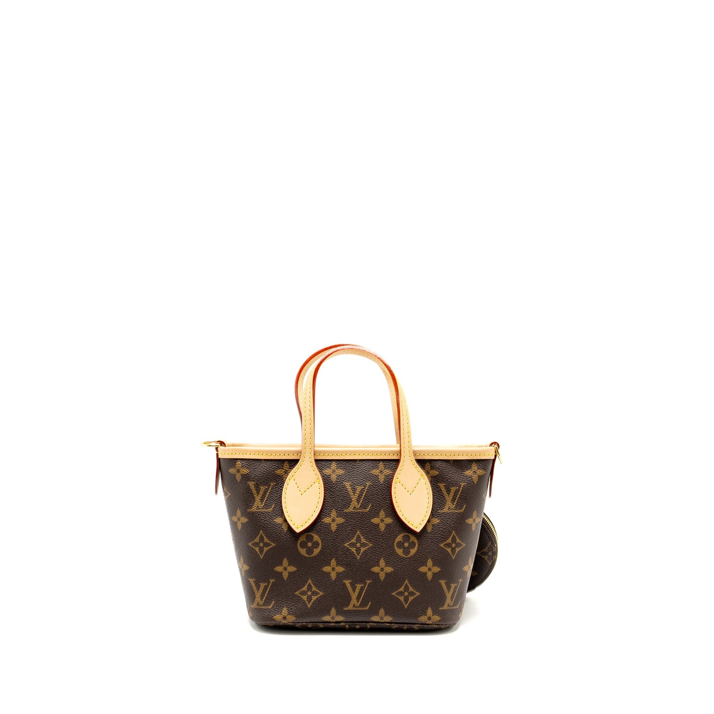 Louis Vuitton Neverfull Beige Strap Monogram Canvas