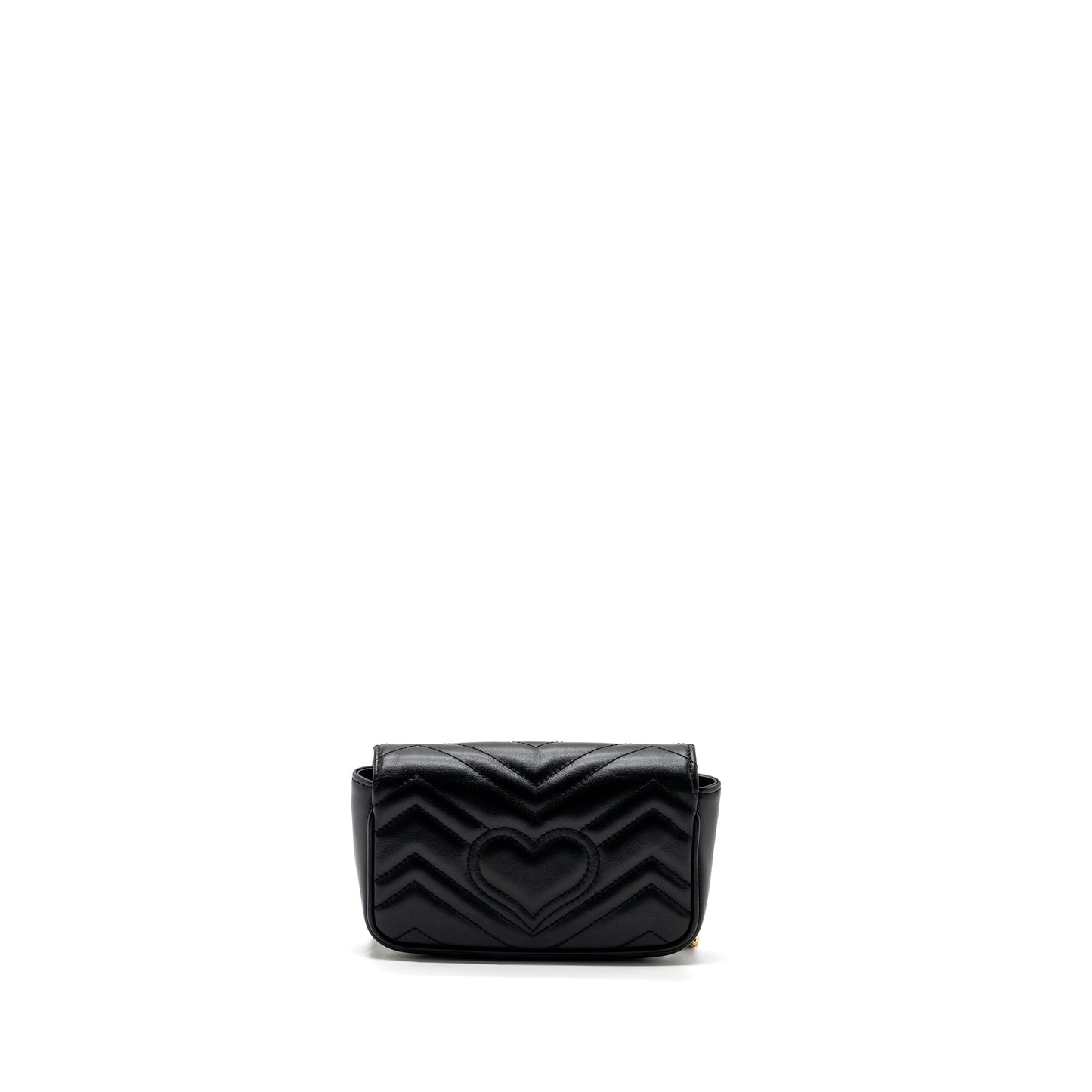 Gucci marmont super Mini Purse calfskin black
