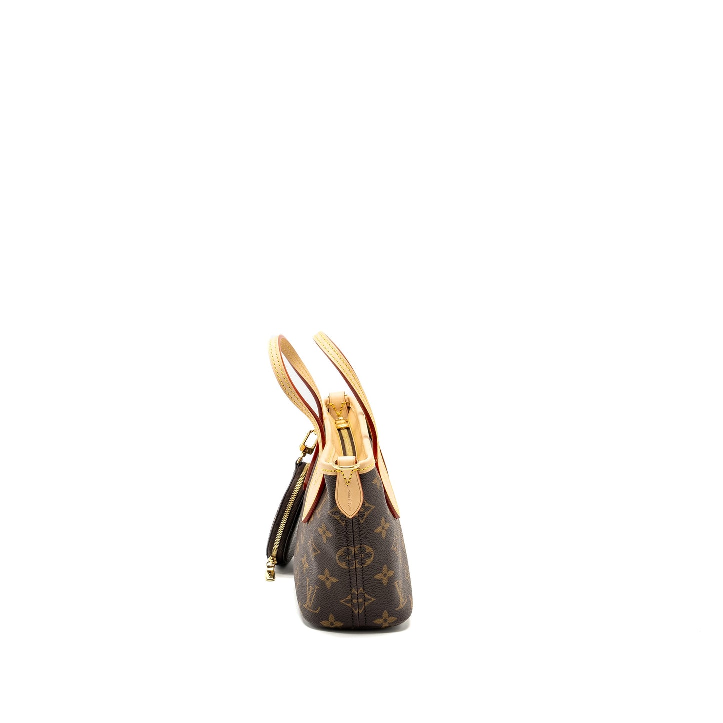 Louis Vuitton Neverfull Beige Strap Monogram Canvas
