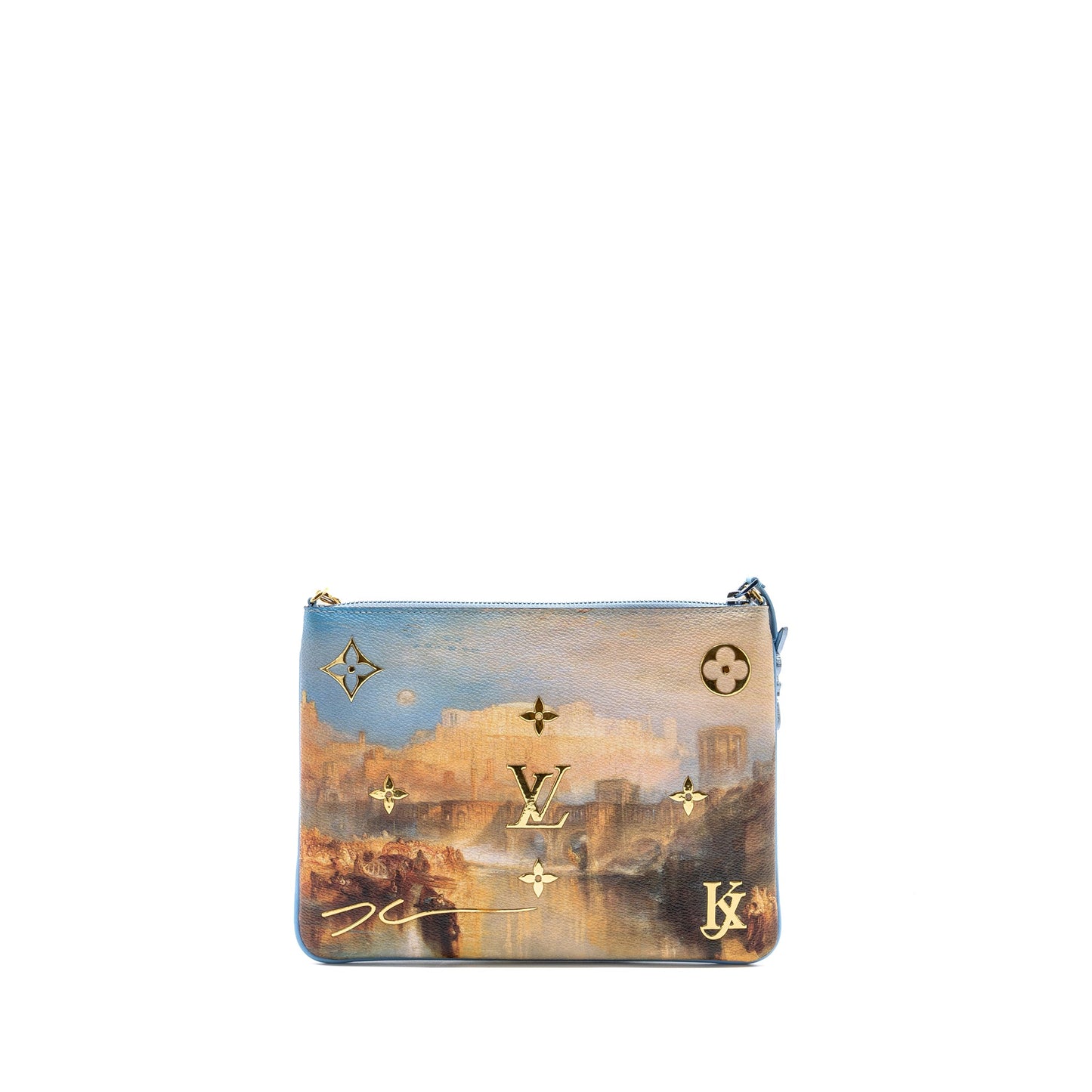 Louis Vuitton Jeff Koons chain pouch multicolor