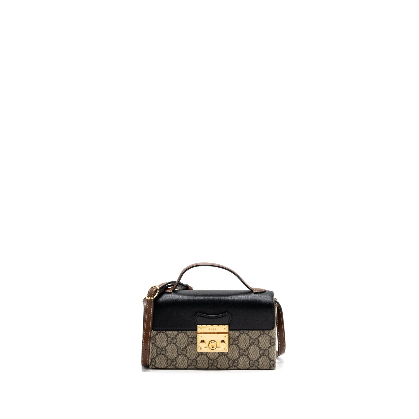 Gucci Padlock Mini Top Handle Purse Supreme Canvas/ Leather Multicolour