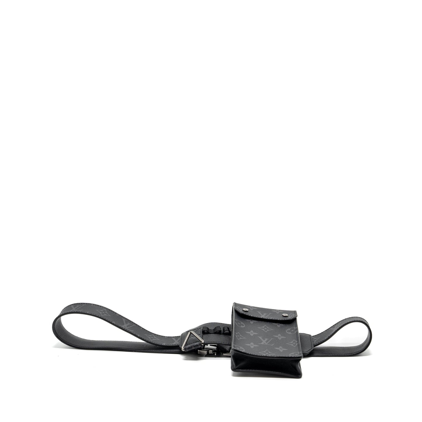 Louis Vuitton Size 90 Utility 35mm Belt Purse Monogram Eclipse Canvas