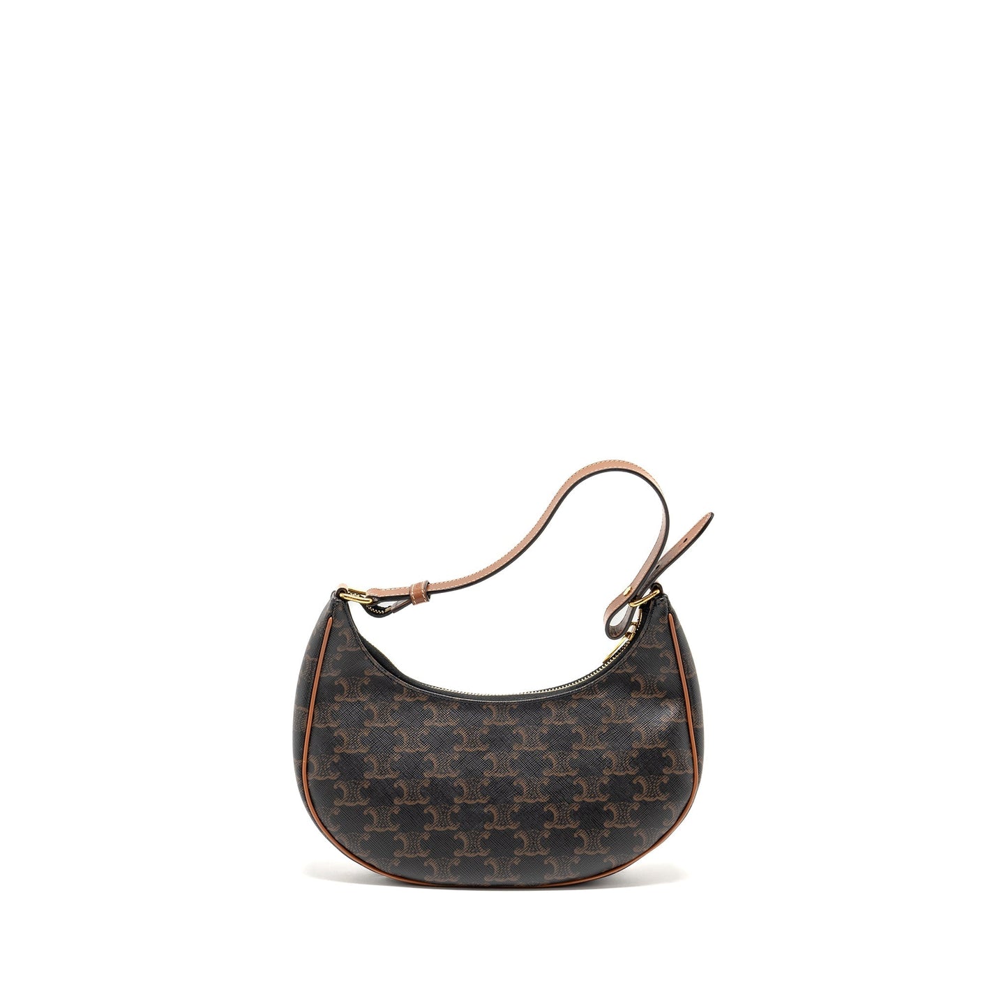 Luxury CELINE Ava Bag Triomphe Canvas Tan GHW