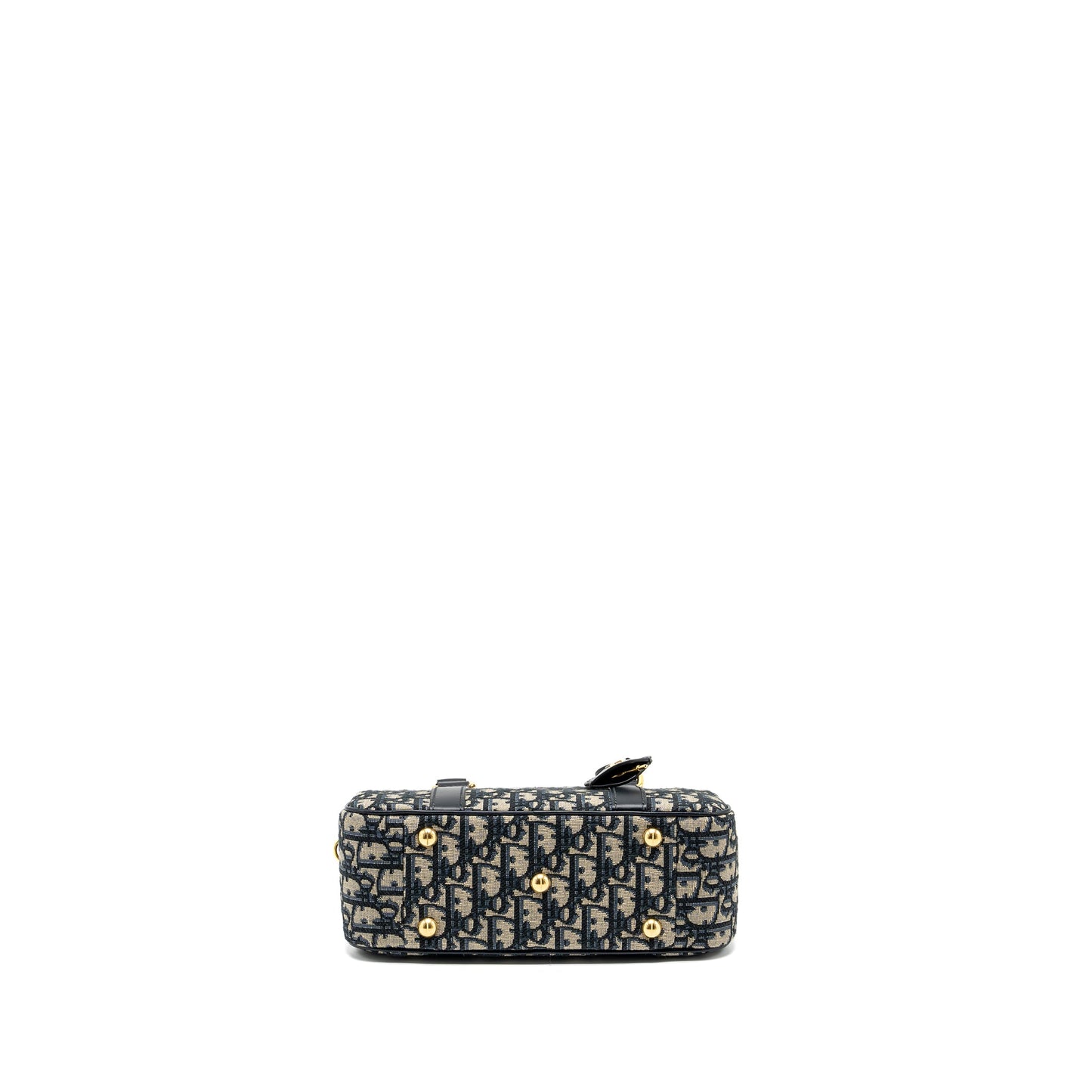 Dior Medium Bowling Purse dior oblique canvas blue