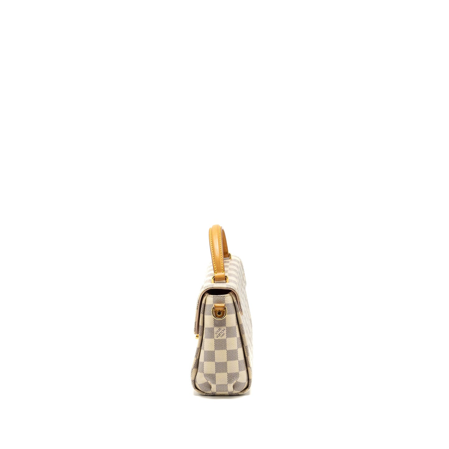 Louis Vuitton Croisette damier Azur canvas White