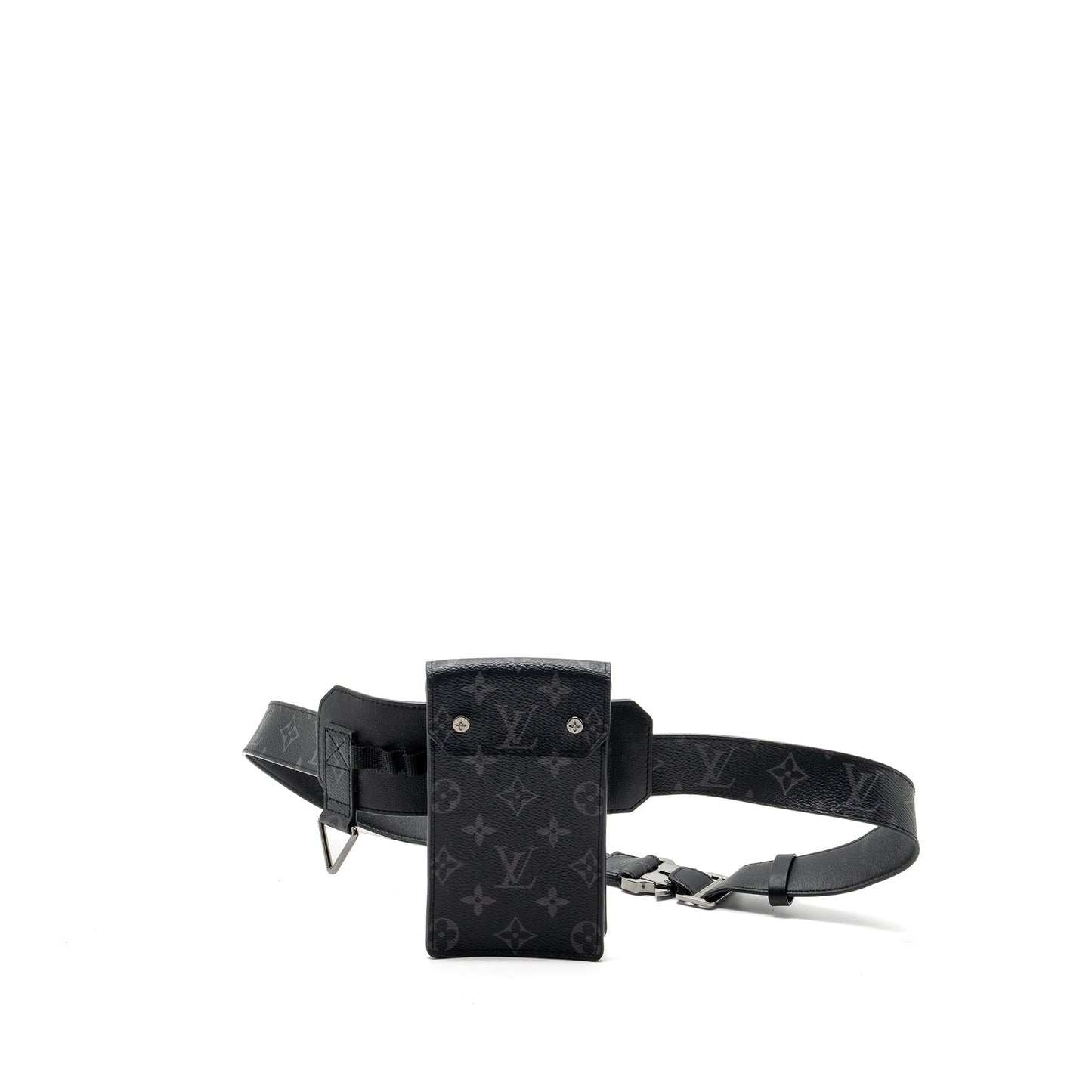 Louis Vuitton Size 90 Utility 35mm Belt Purse Monogram Eclipse Canvas