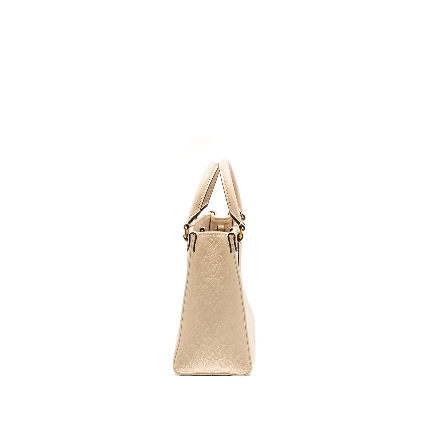 Louis Vuitton Onthego pm Monogram Empreinte Leather Creme