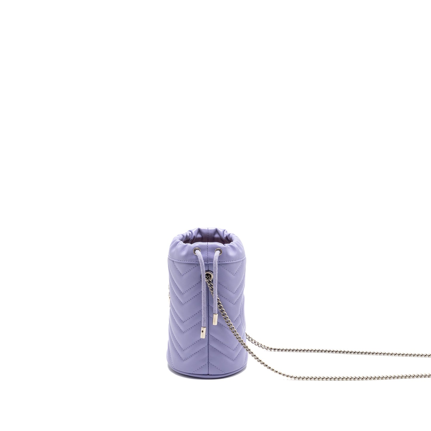 Gucci Marmont Bucket Purse Calfskin Light Purple