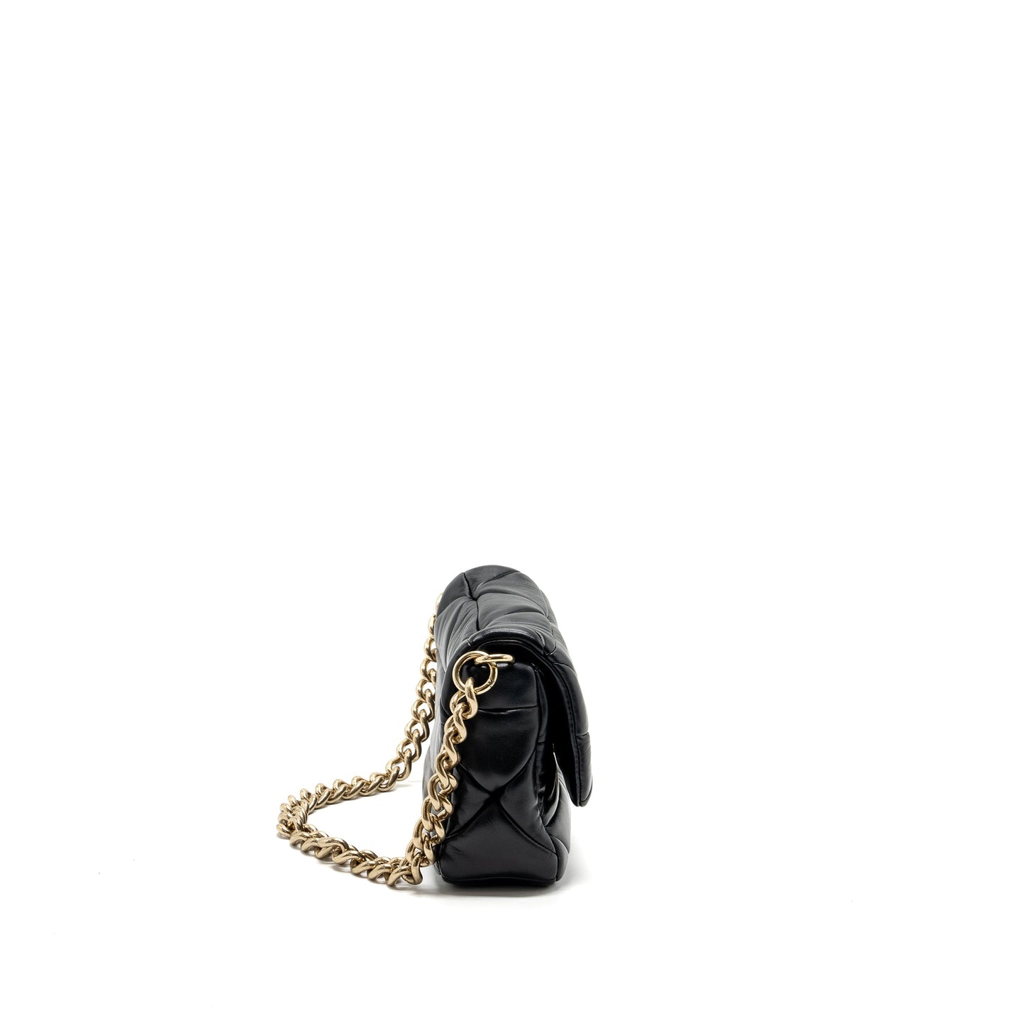 Prada Pattina in Pelle Nappa Patch Black