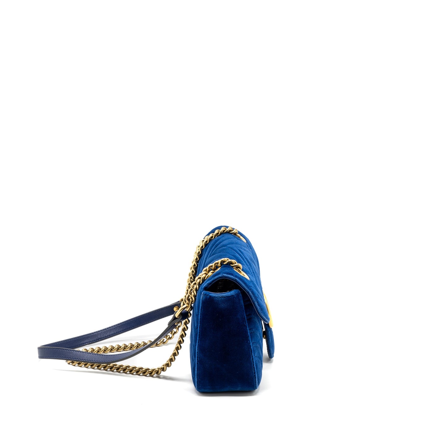 Gucci marmont Mini Purse velvet blue
