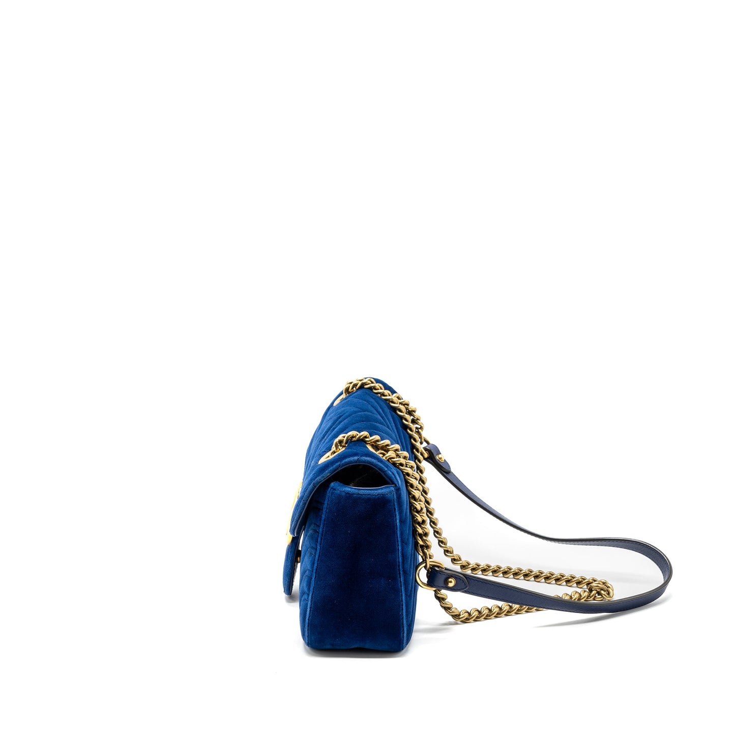 Gucci marmont Mini Purse velvet blue
