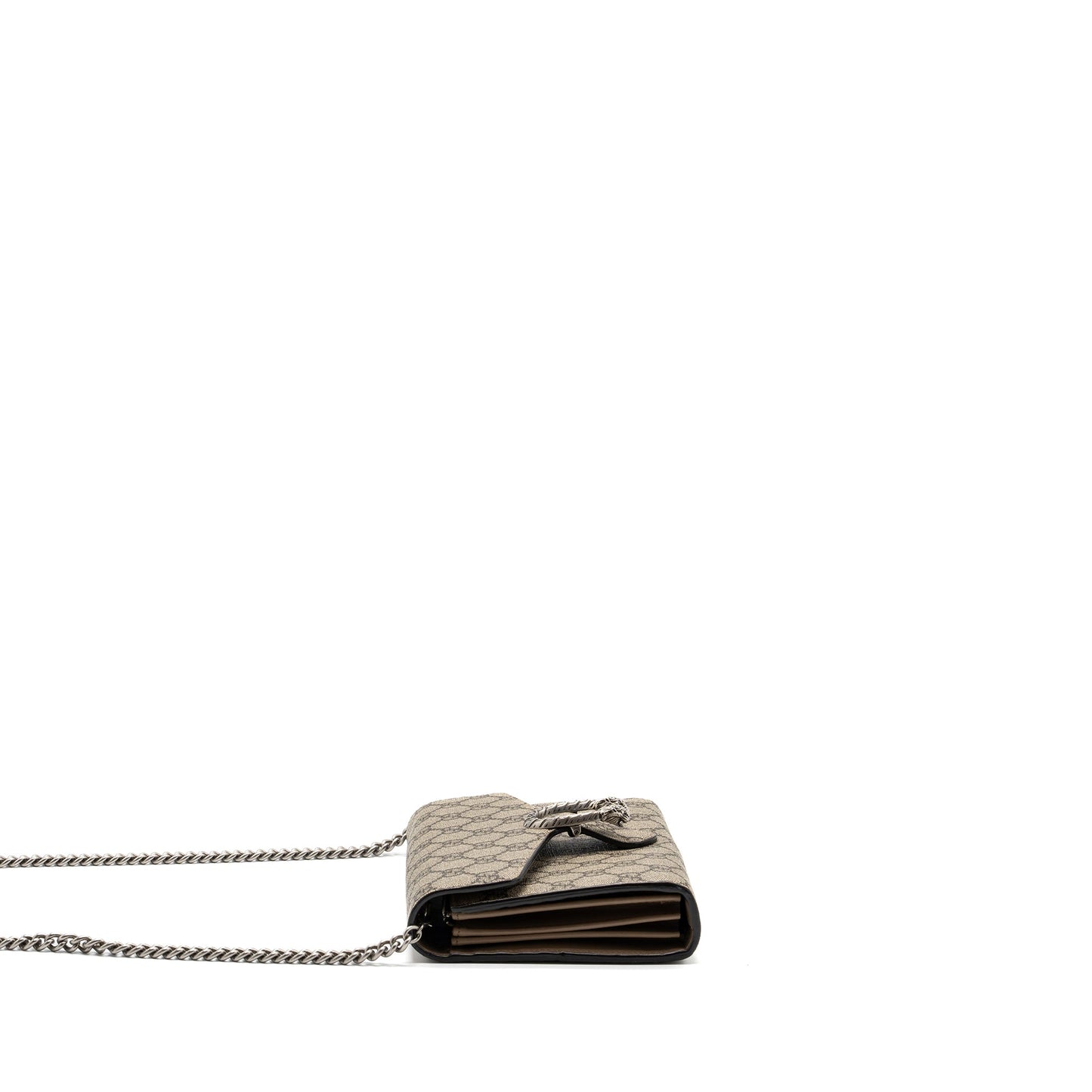 Gucci Dionysus Wallet On Chain Supreme Canvas/ Leather Beige/ Ebony