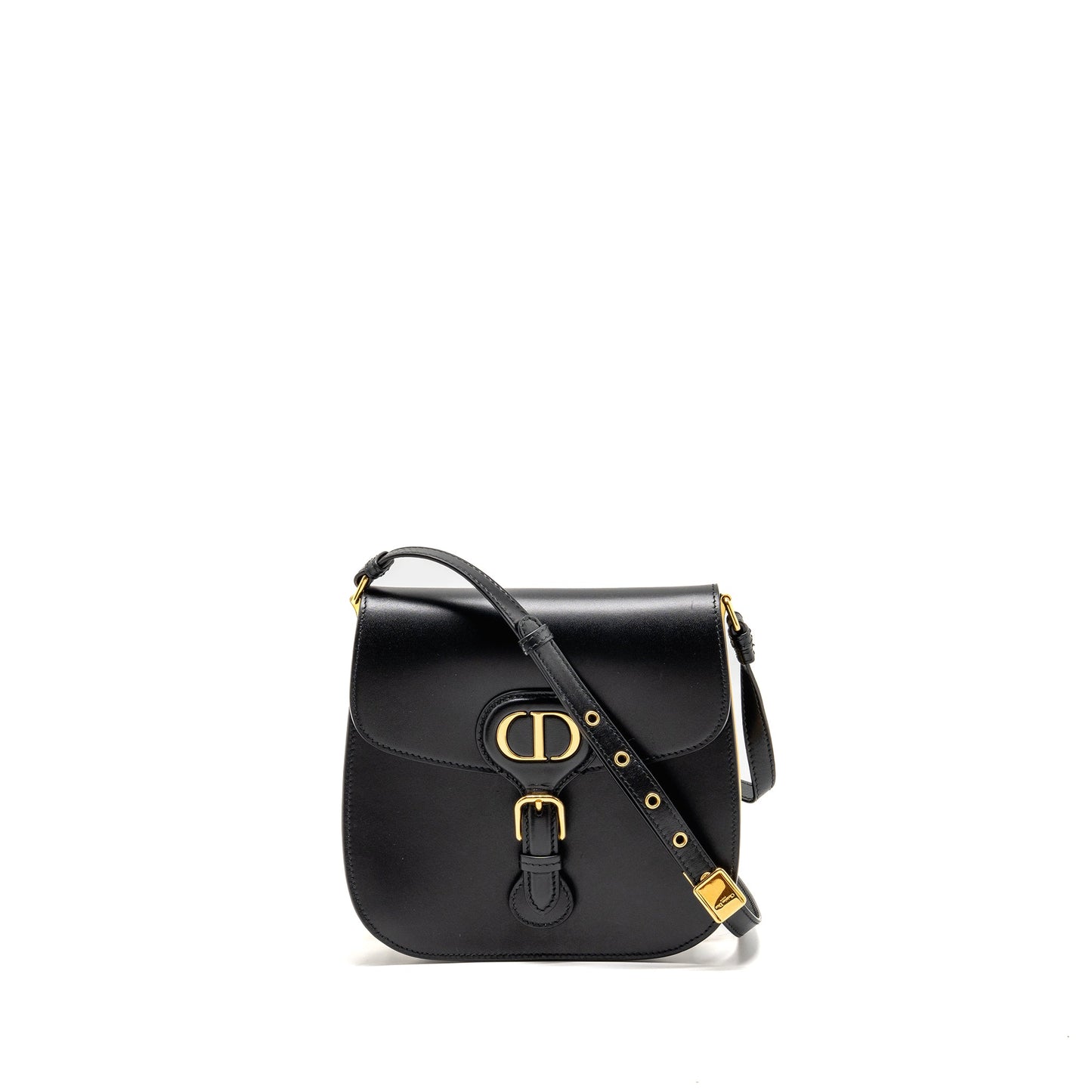 Meduim BOBBY Purse Calfskin Black