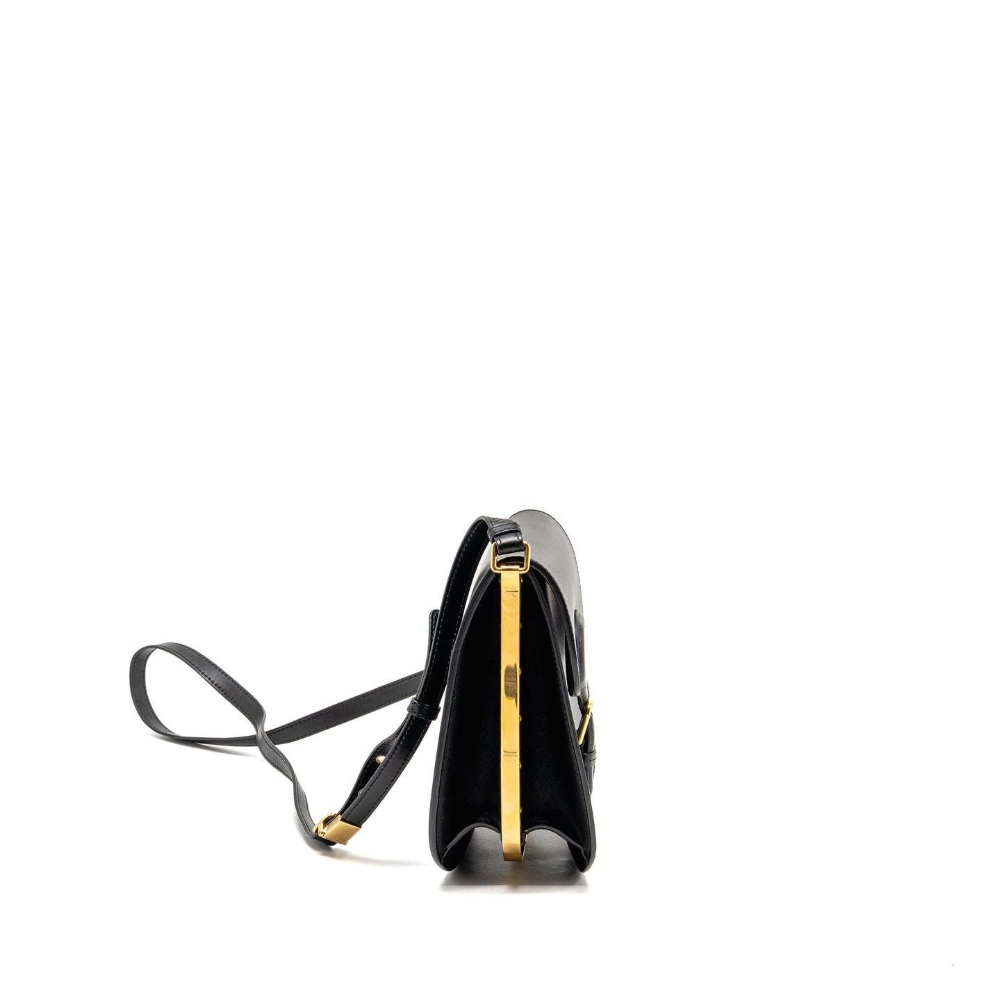 Meduim BOBBY Purse Calfskin Black