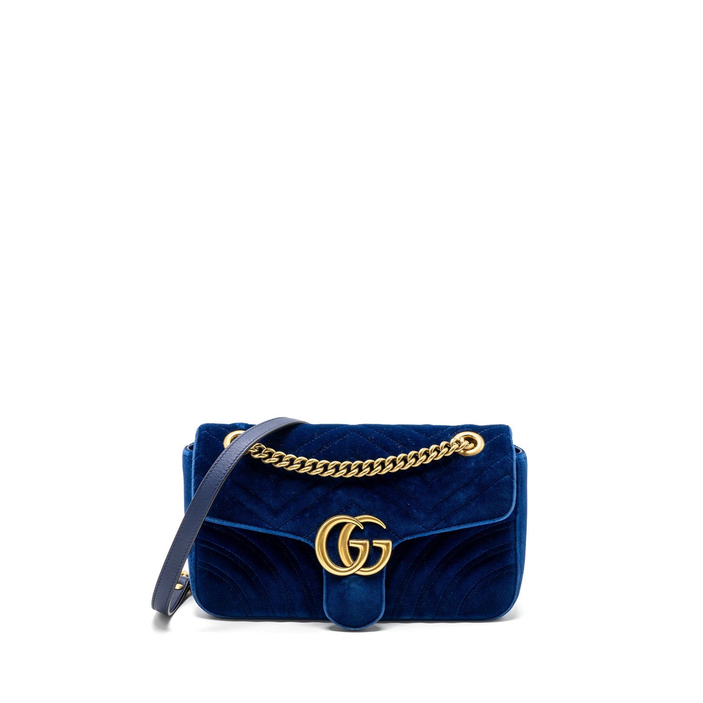 Gucci marmont Mini Purse velvet blue