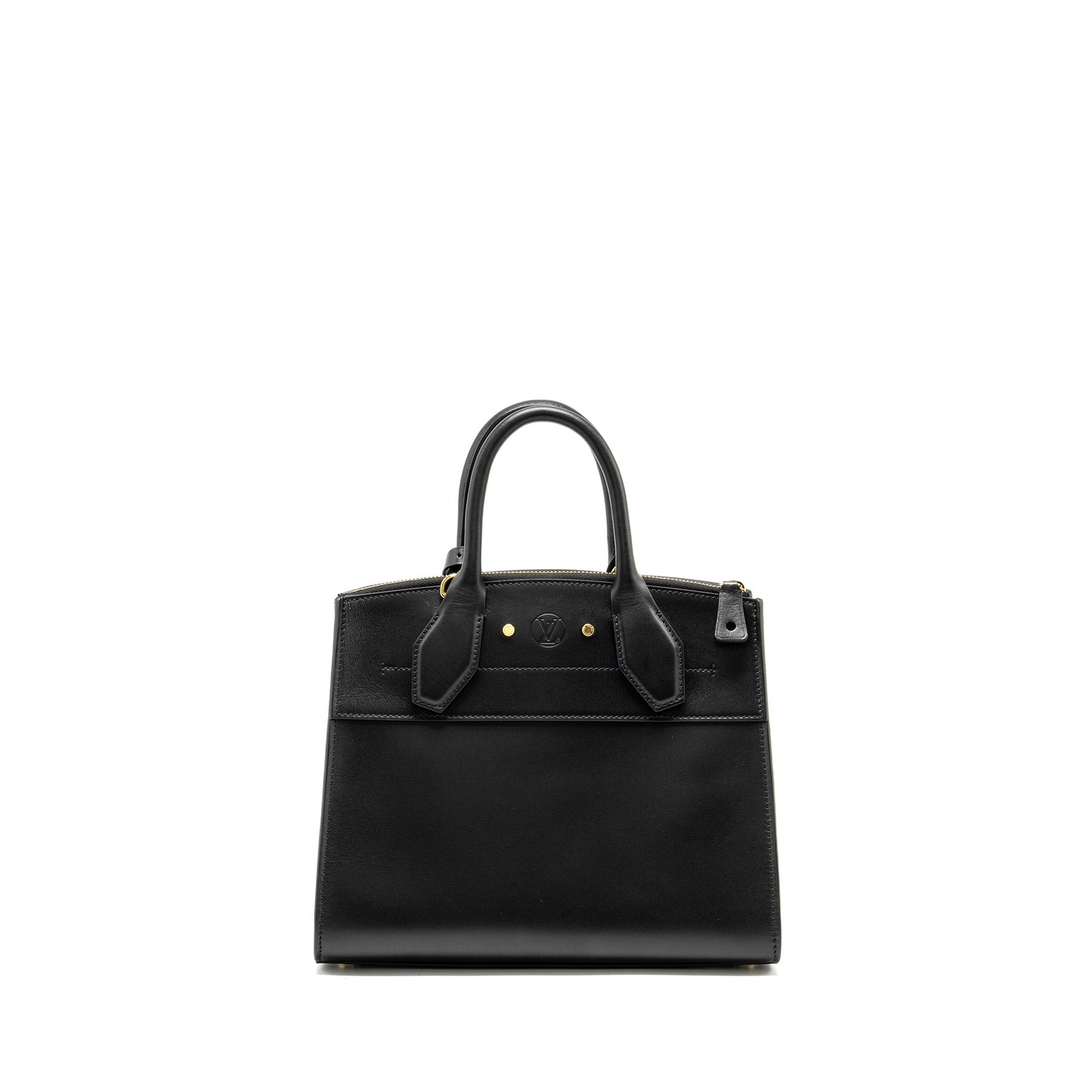 LOUIS VUITTON City Steamer Grained Calfskin Black
