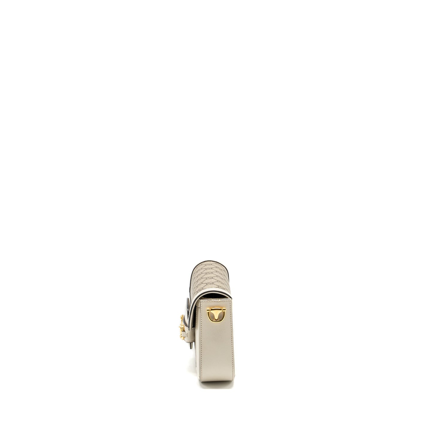 GUCCI Mini Hoursebit 1955 Purse Supreme Canvas/Leather