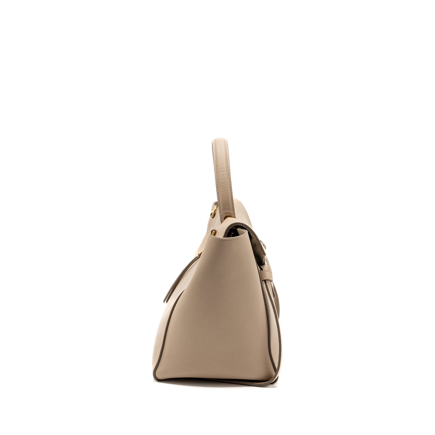 Celine Mini Belt Purse Calfskin Light Taupe