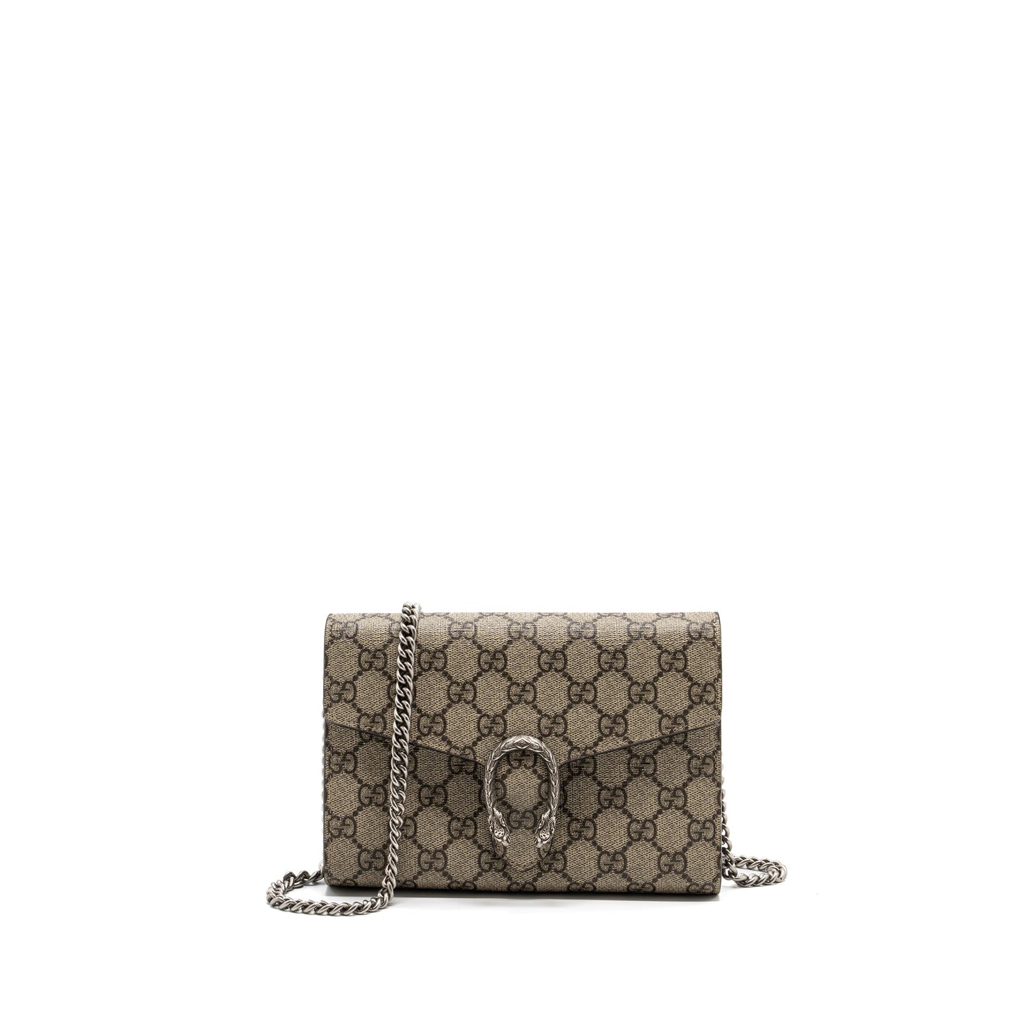 Gucci Dionysus Wallet On Chain Supreme Canvas/ Leather Beige/ Ebony