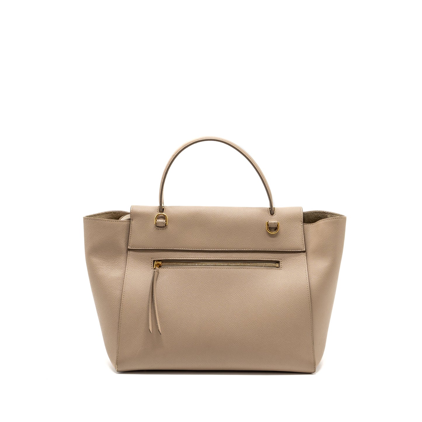 Celine Mini Belt Purse Calfskin Light Taupe