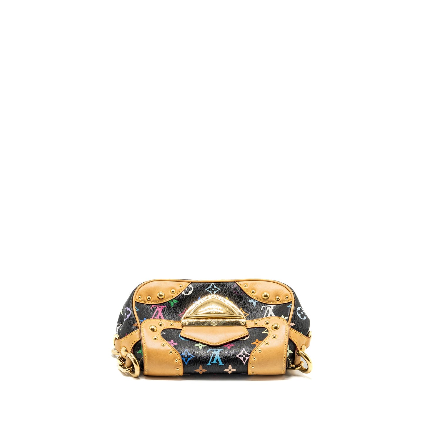 Louis Vuitton Vintage Mini Purse Black/Multicolour Monogram Canvas