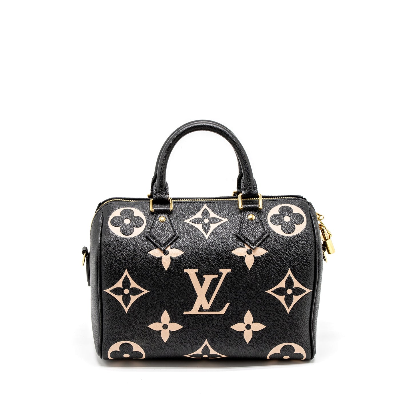 Louis Vuitton Speedy Bandouliere 25 Bicolour Monogram Empreinte (New Version)