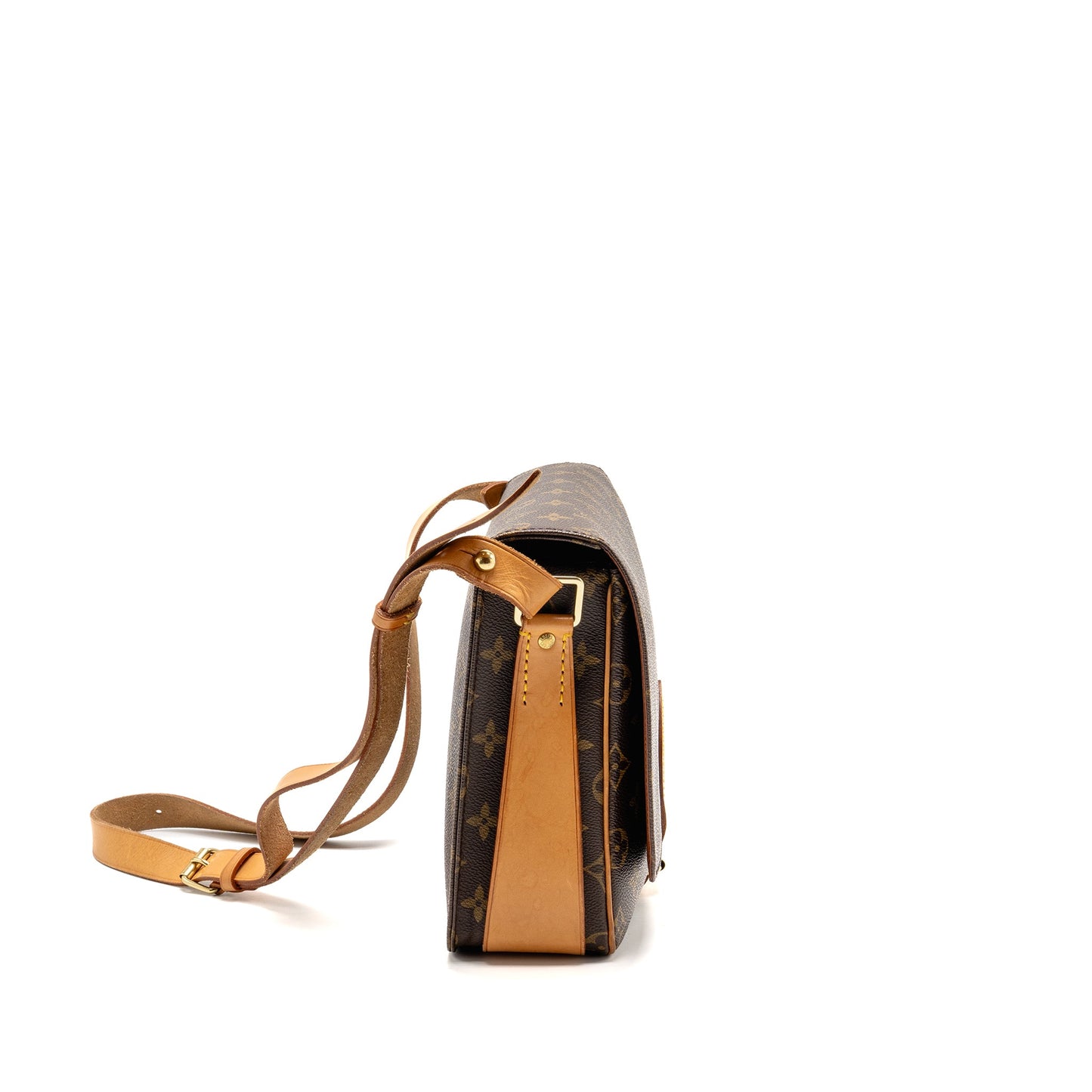 Louis Vuitton Vintage Messenger Crossbody Purse Monogram Canvas