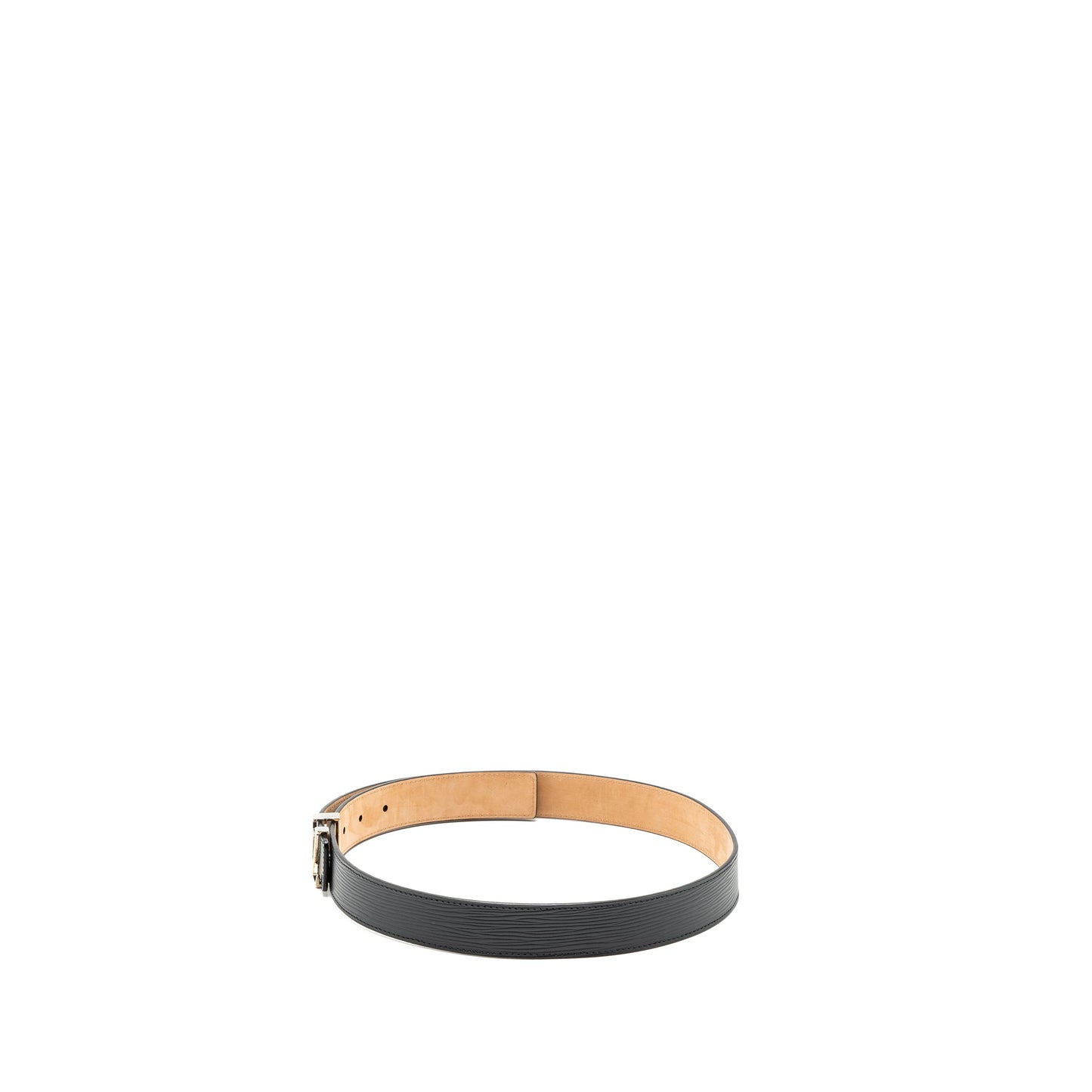 Louis Vuitton size 80 initials 30mm belt epi black