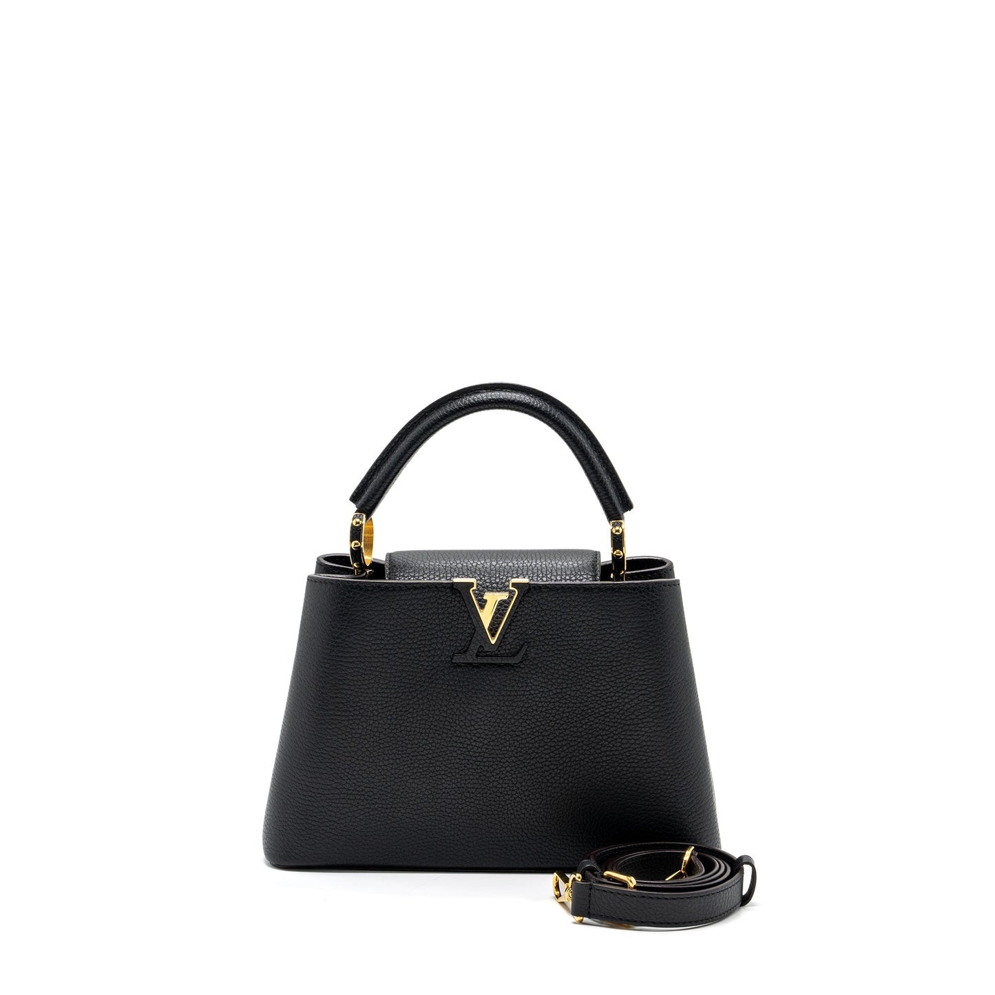 Louis Vuitton capucines Taurillon black / pink