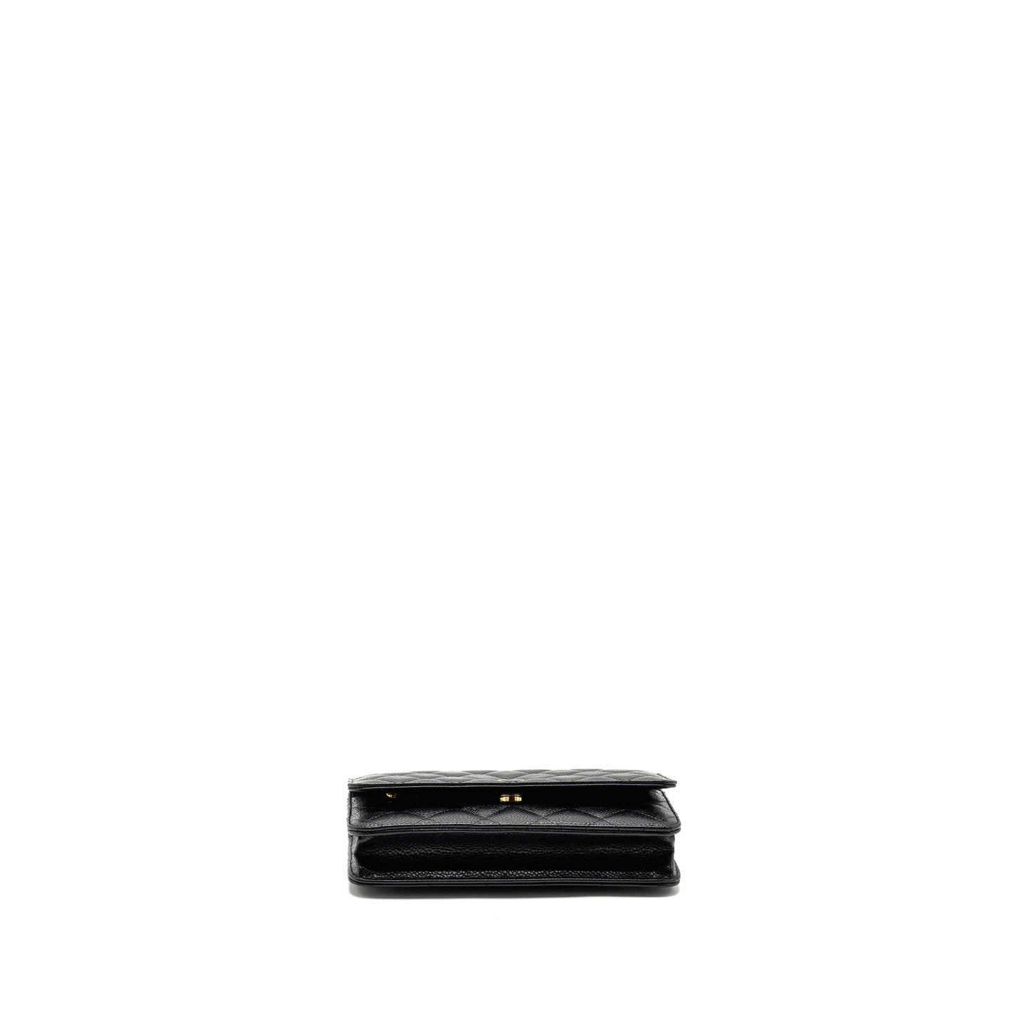 Chanel Classic Wallet on Chain Caviar Black GHW(microchip)