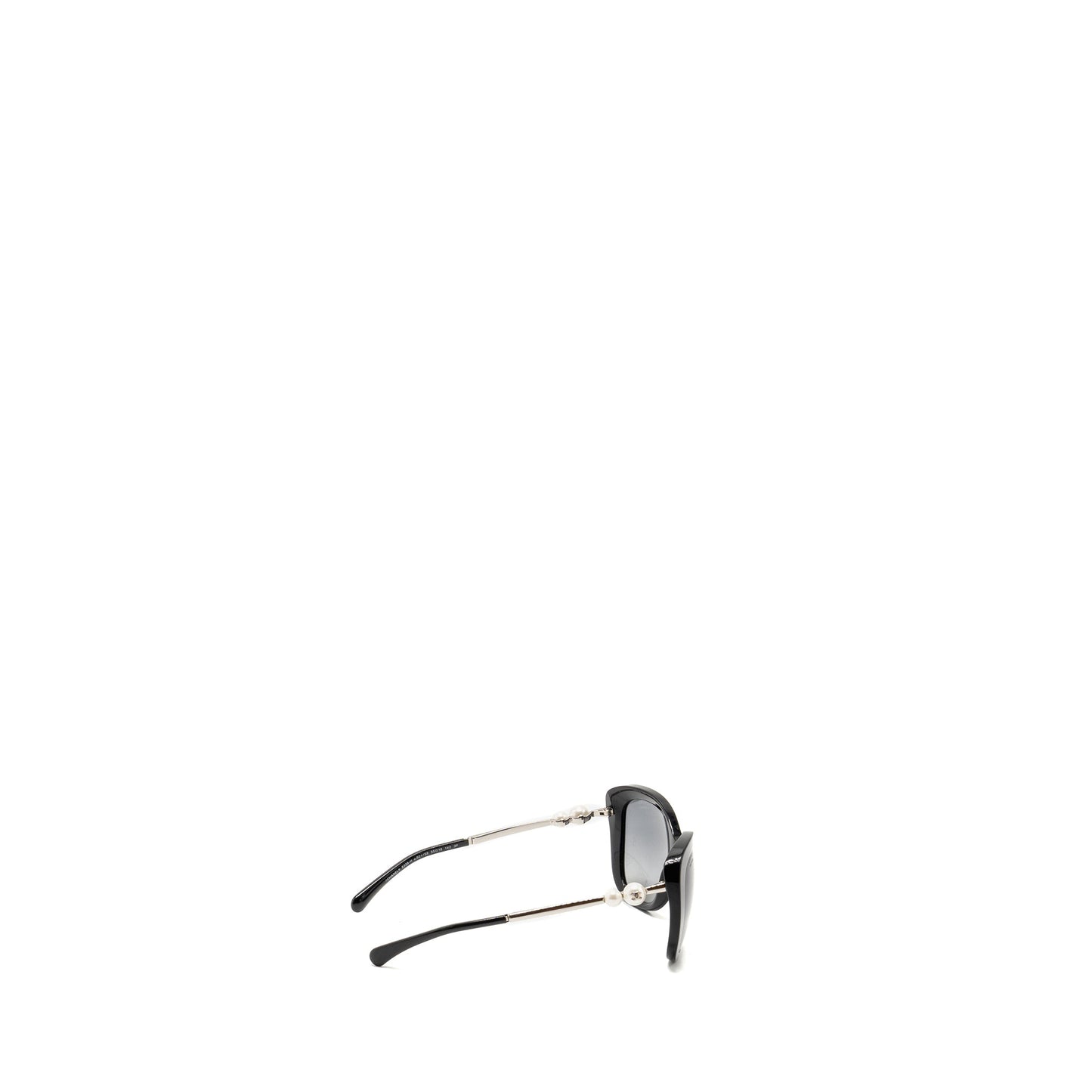 Chanel pearl decorated sunglasses black SHW