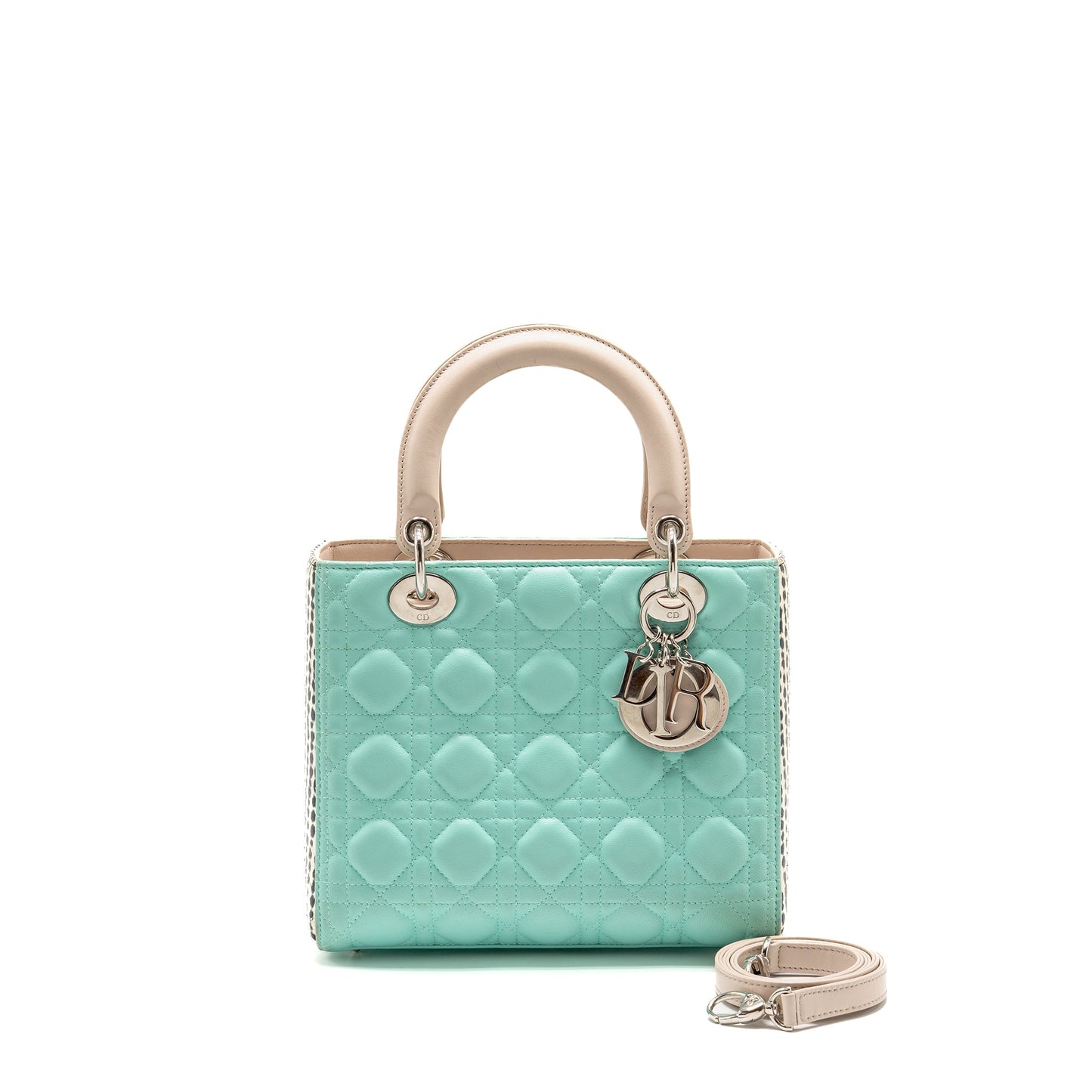 Dior Medium Lady Dior Lambskin/Python Multicolour