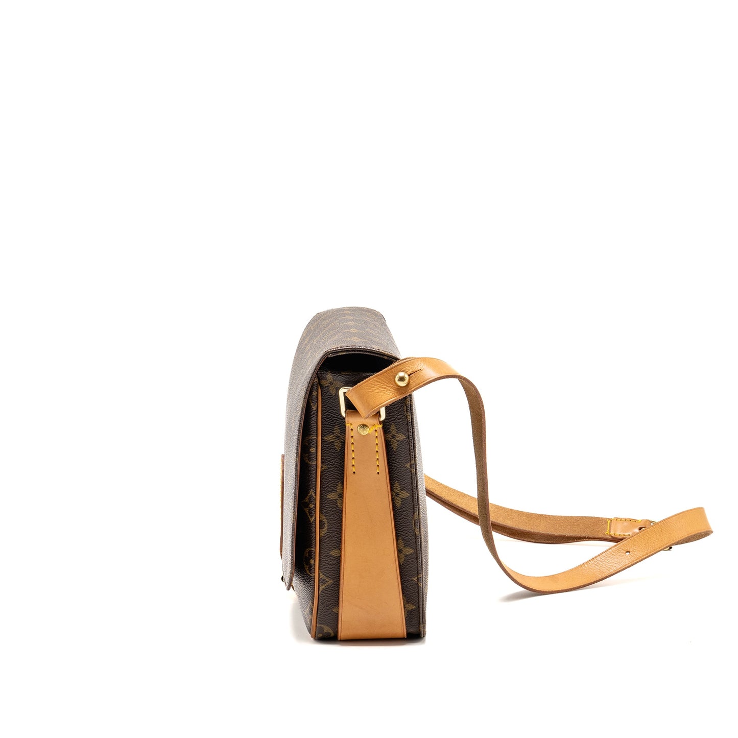 Louis Vuitton Vintage Messenger Crossbody Purse Monogram Canvas