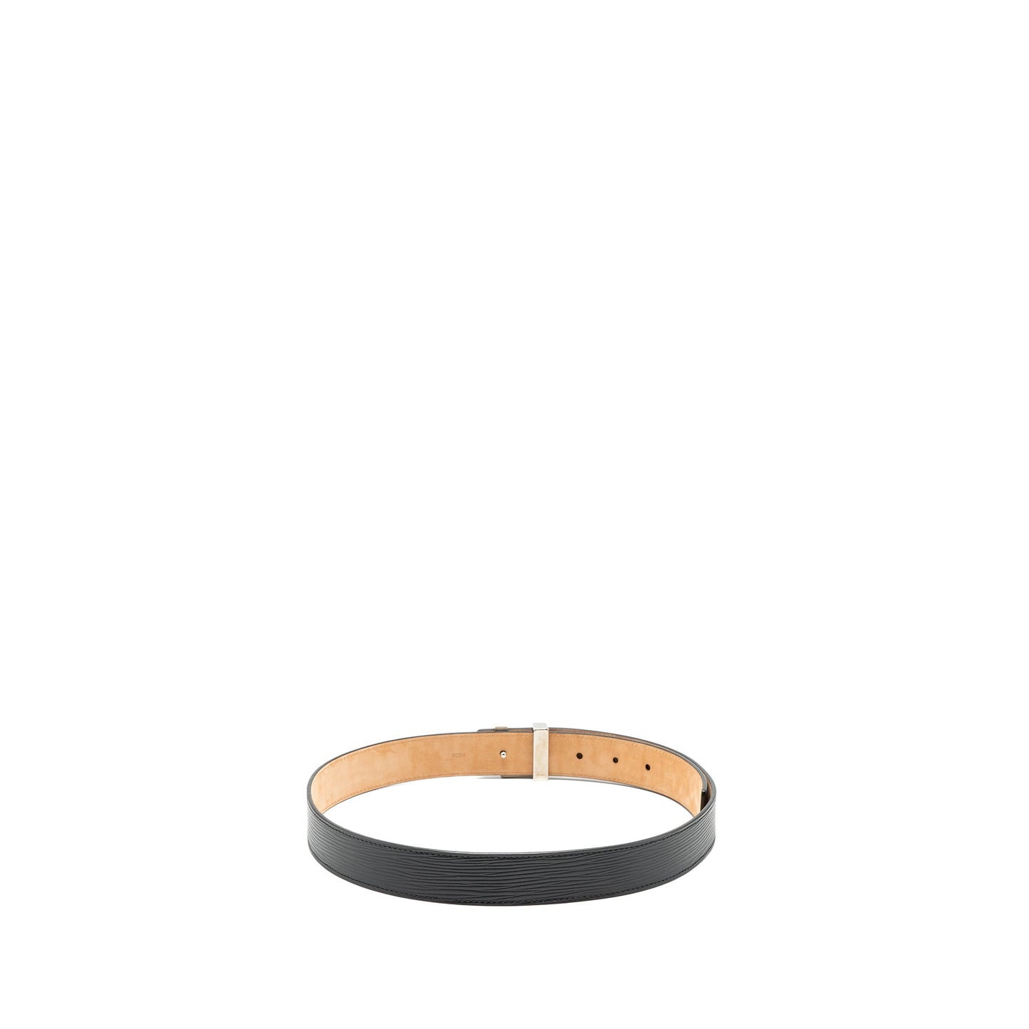 Louis Vuitton size 80 initials 30mm belt epi black