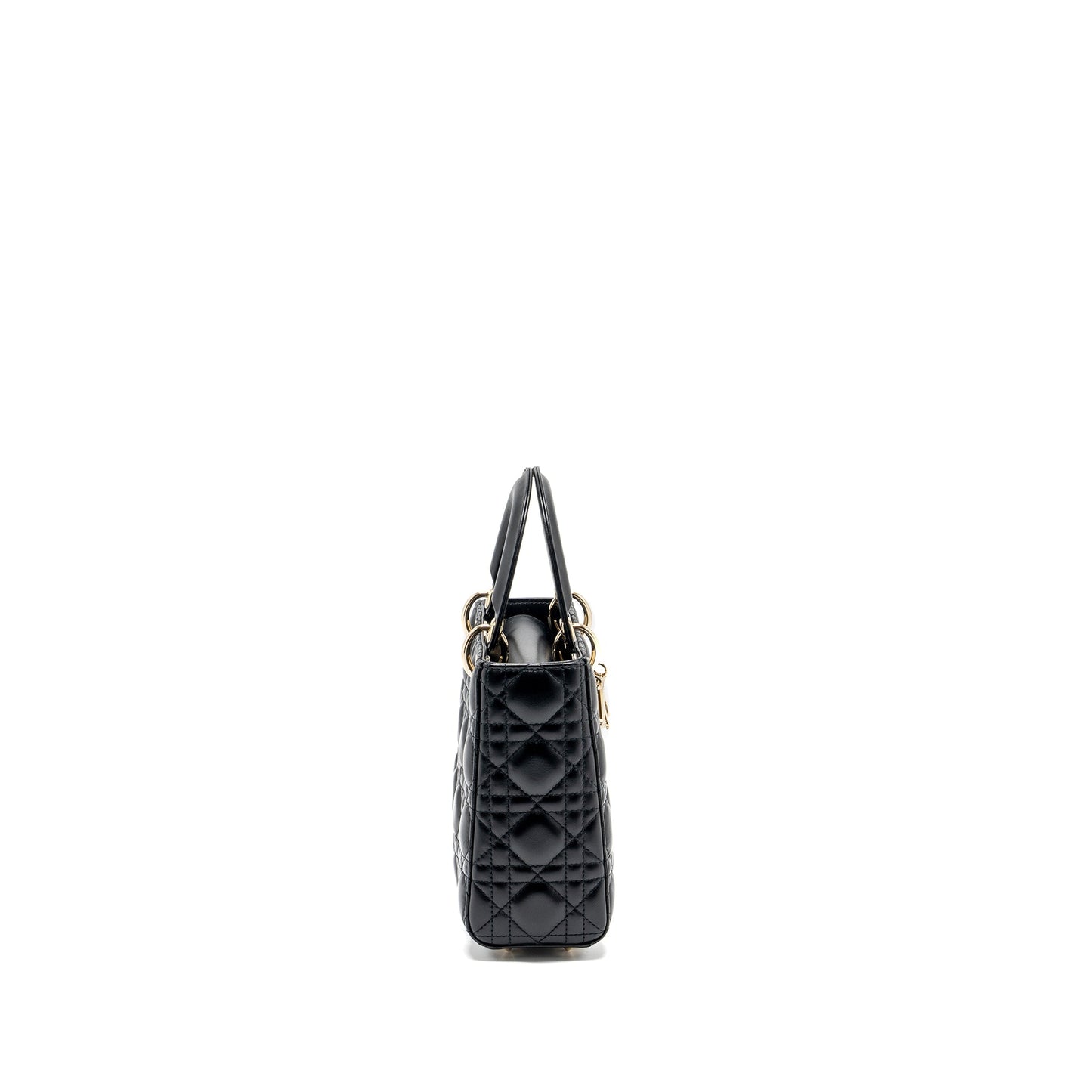 Small My Lady Dior Purse Lambskin Black