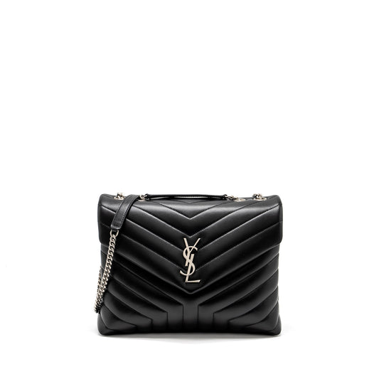 Saint Laurent Medium LouLou Mini Purse Calfskin Black