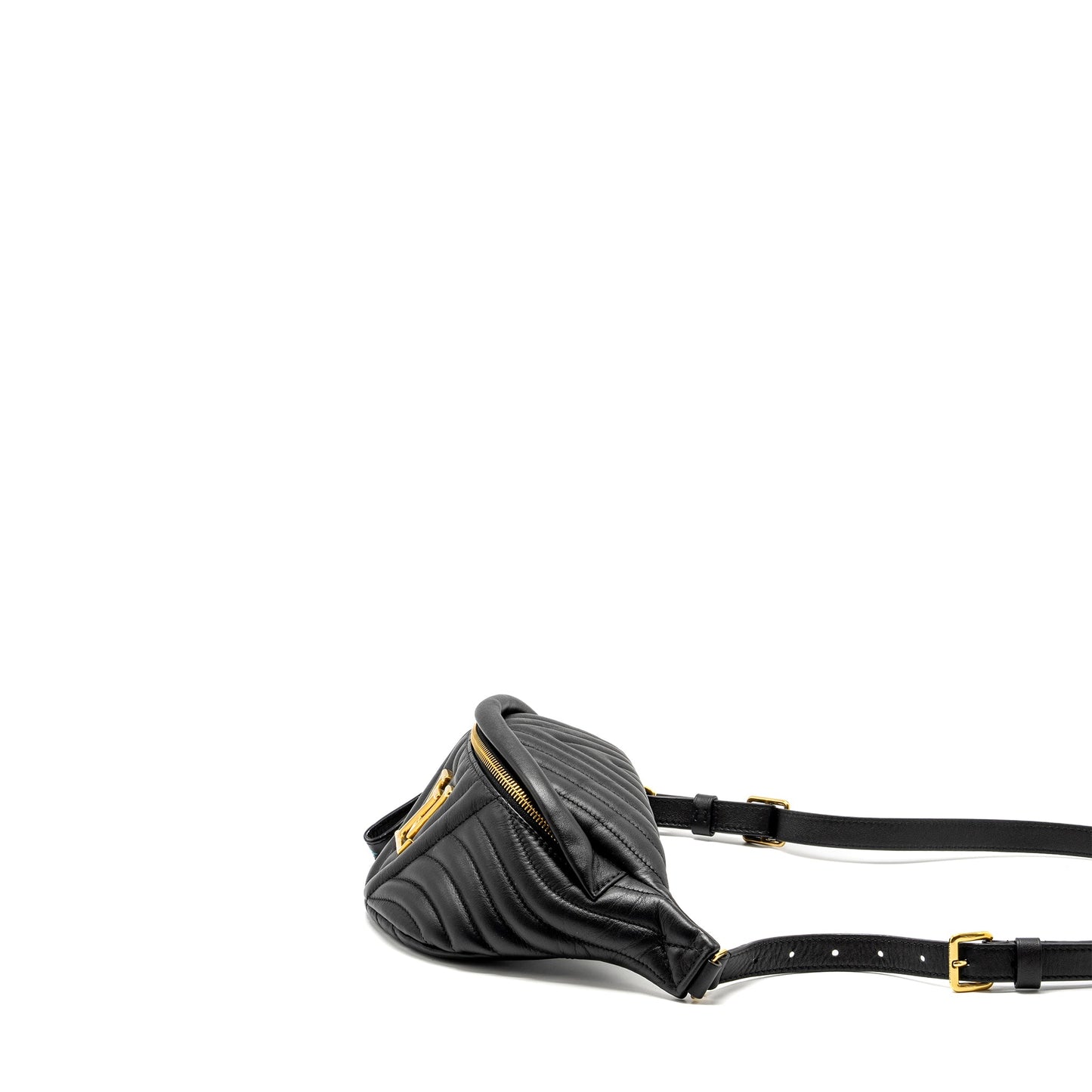 Louis Vuitton New Wave Bumbag Calfskin Black