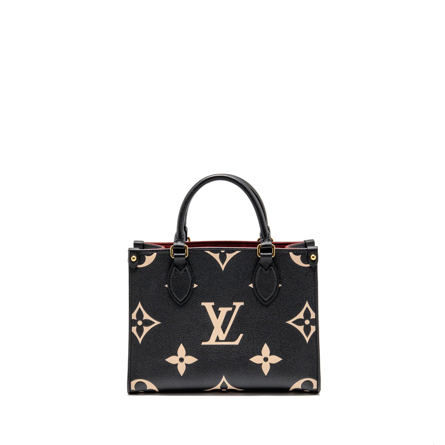 Louis Vuitton Onthego Bicolour Monogram Empreinte Leather Black/Beige