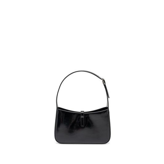 Saint Laurent Le 5 A 7 shiny calfskin black