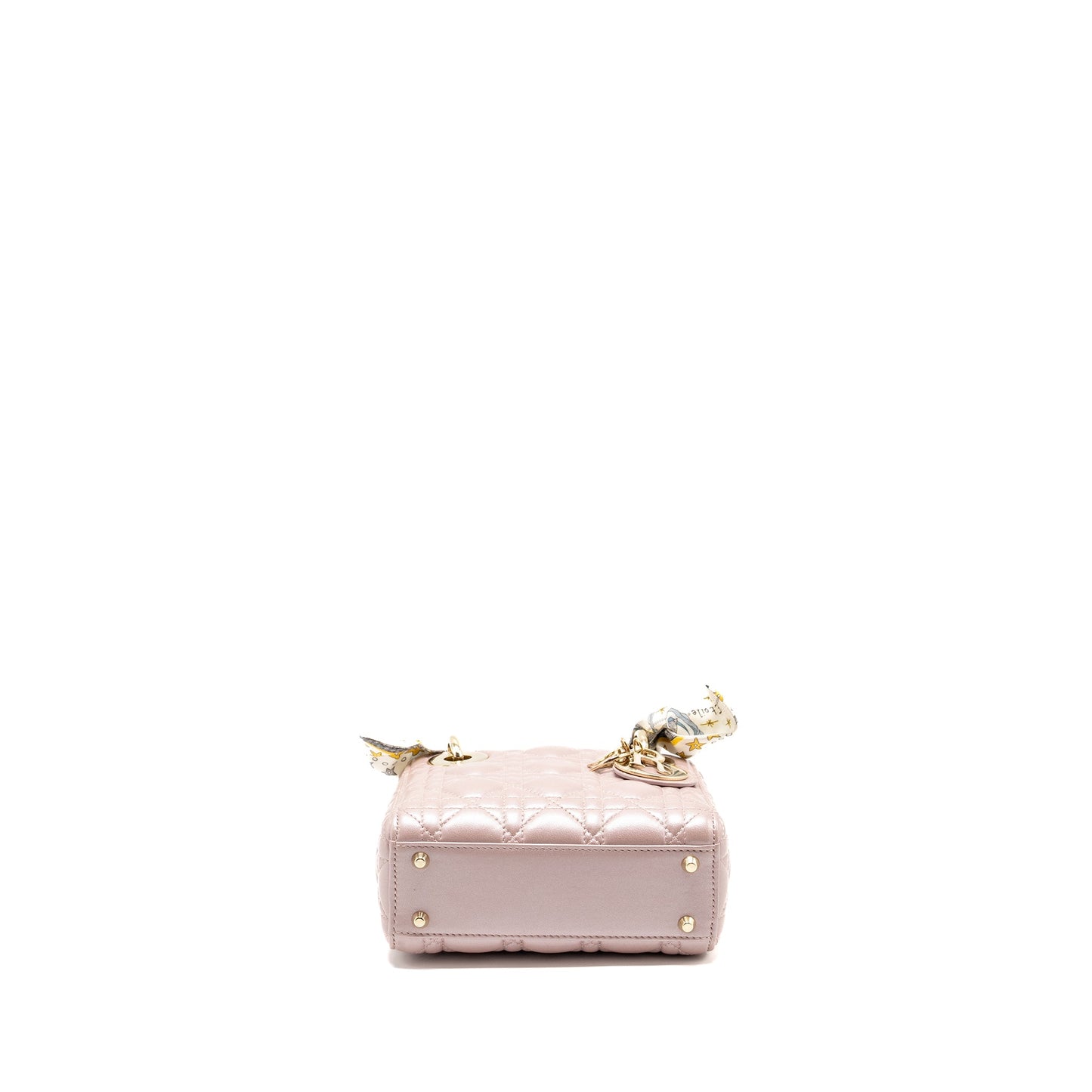 Dior Mini Lady Dior Lambskin Lotus Pink