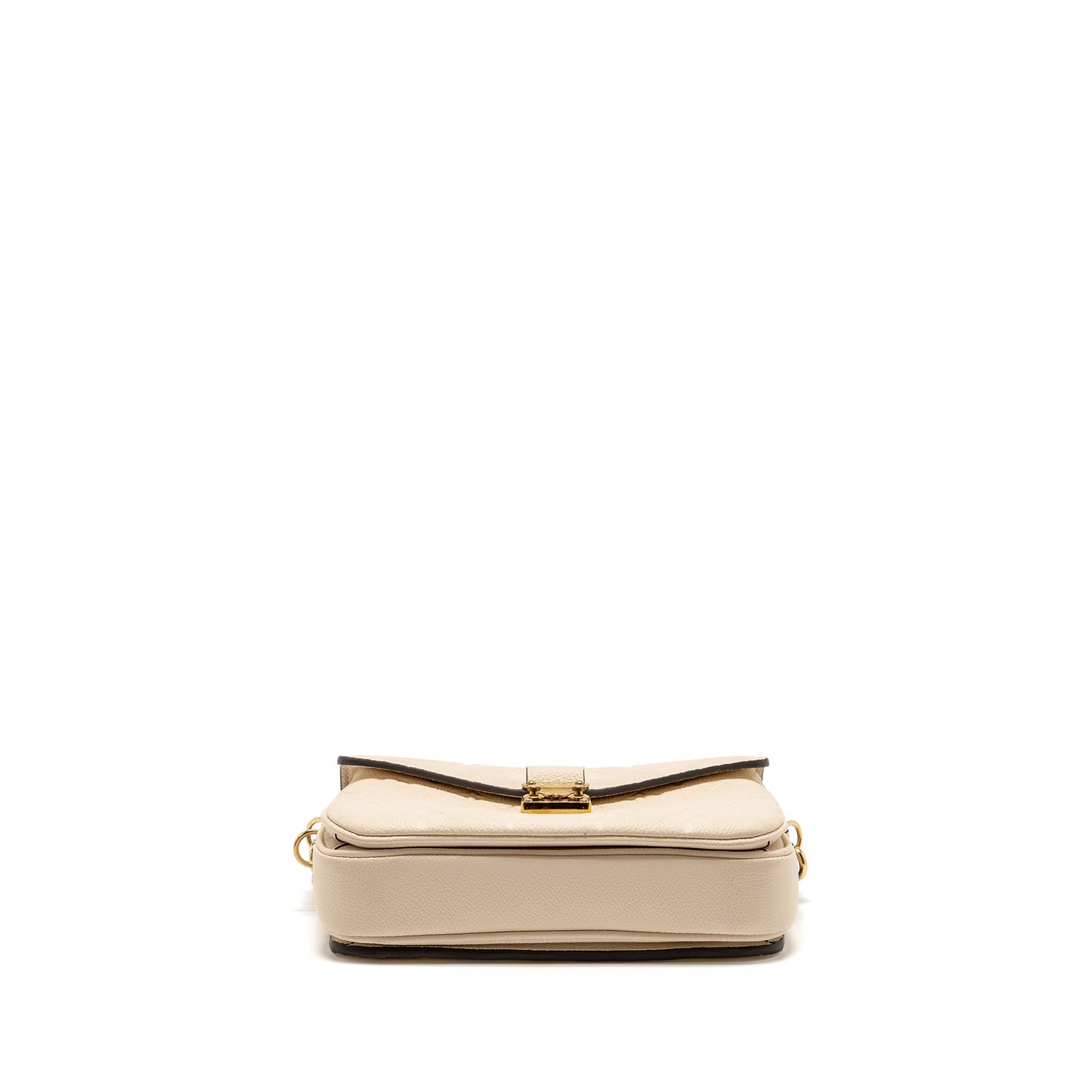 Louis Vuitton Pochette MÃ©tis East West Monogram Empreinte Leather Cream