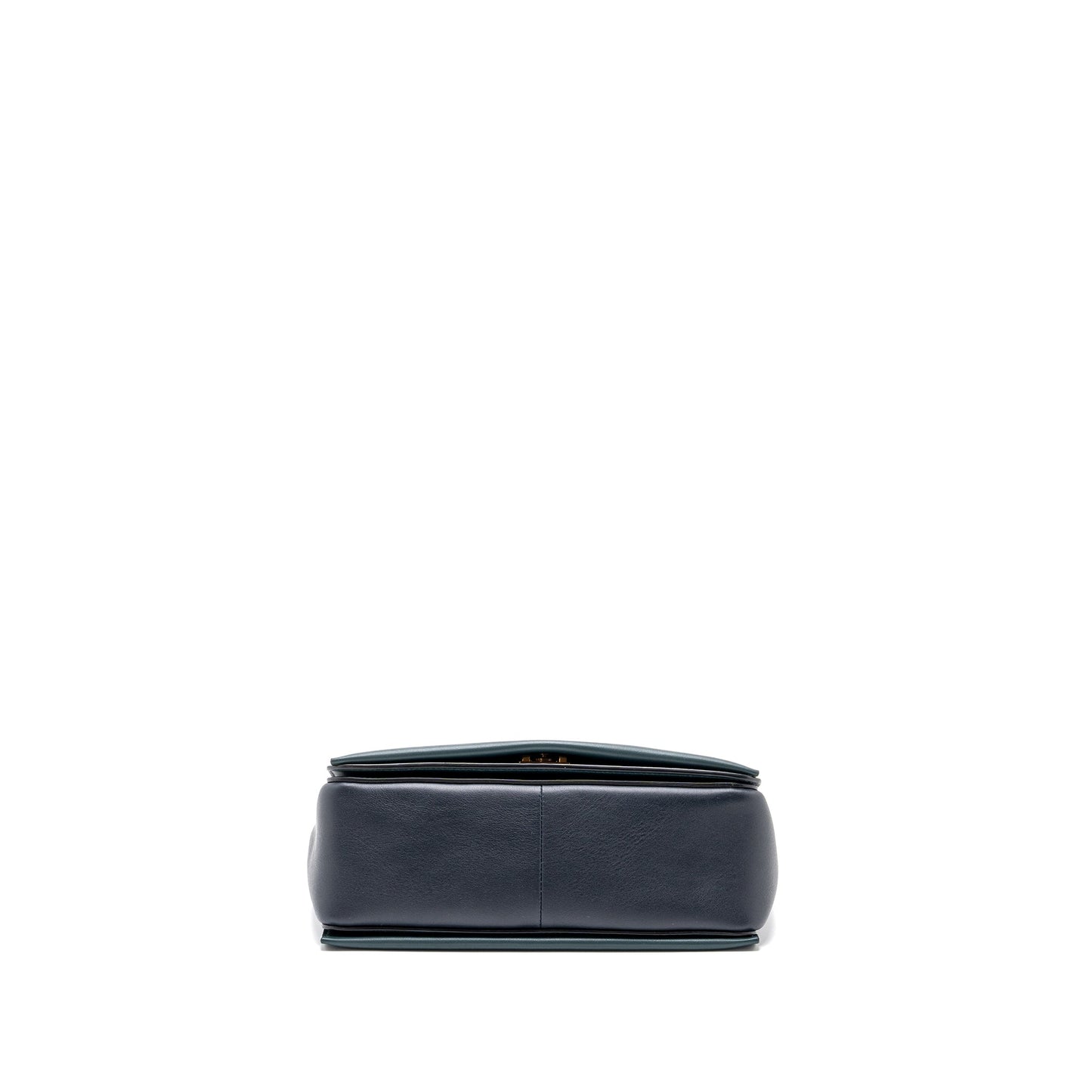 Celine frame Purse calfskin dark green/ dark blue