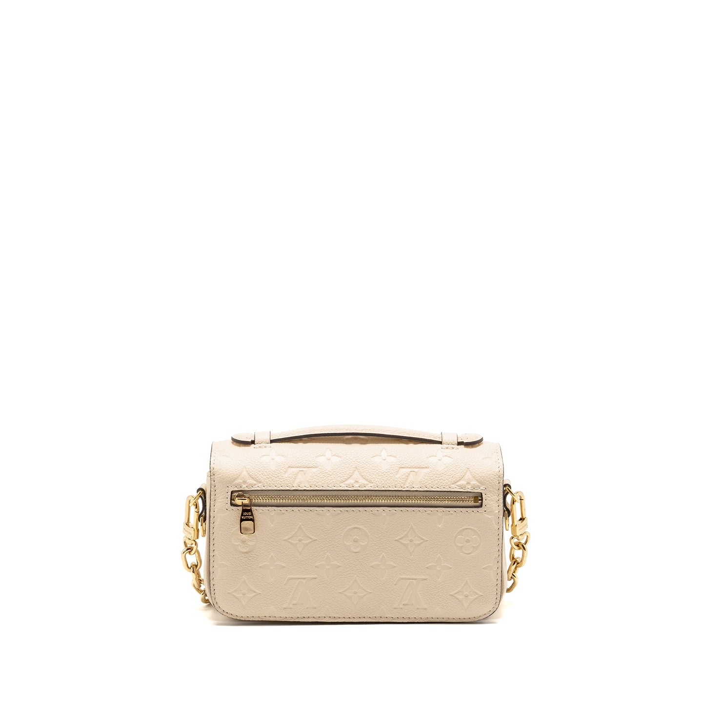Louis Vuitton Pochette MÃ©tis East West Monogram Empreinte Leather Cream