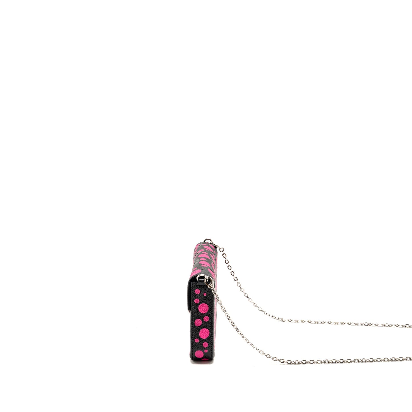 Louis Vuitton Yayoi Kusama Felicie Pochette Monogram Empreinte Leather Black/Pink